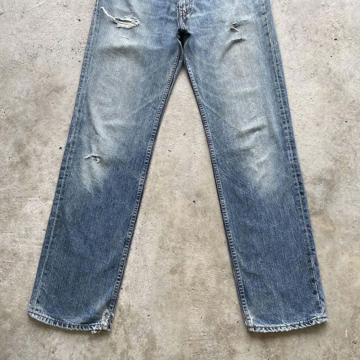 Jean × Levi's W33💥 Vintage Levi’s 502 Distressed Jeans Faded Denim Pants Size US 33 - 4 Thumbnail