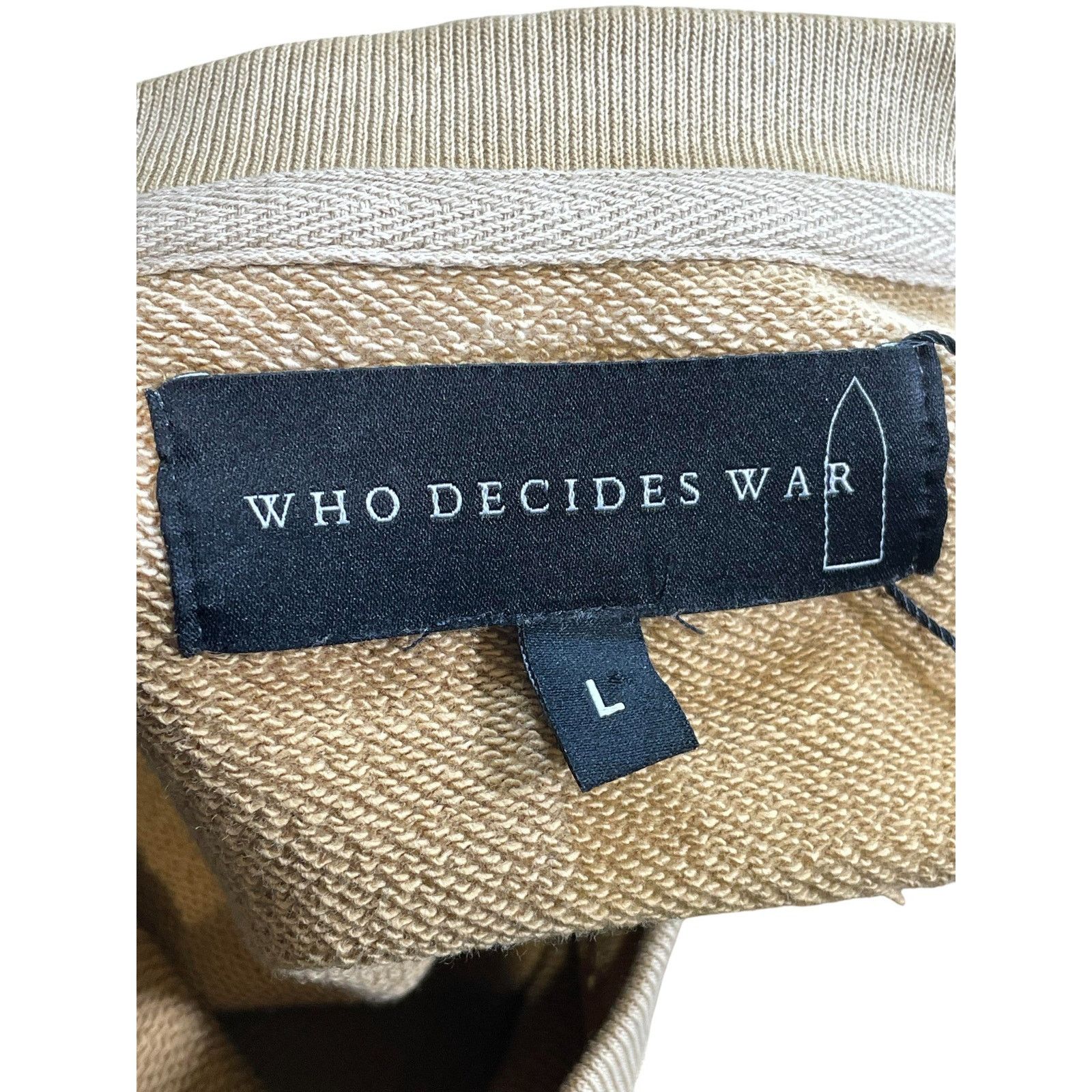 Who Decides War Who Decides War 'Chalice' Tan Crewneck Size US L / EU 52-54 / 3 - 3 Thumbnail