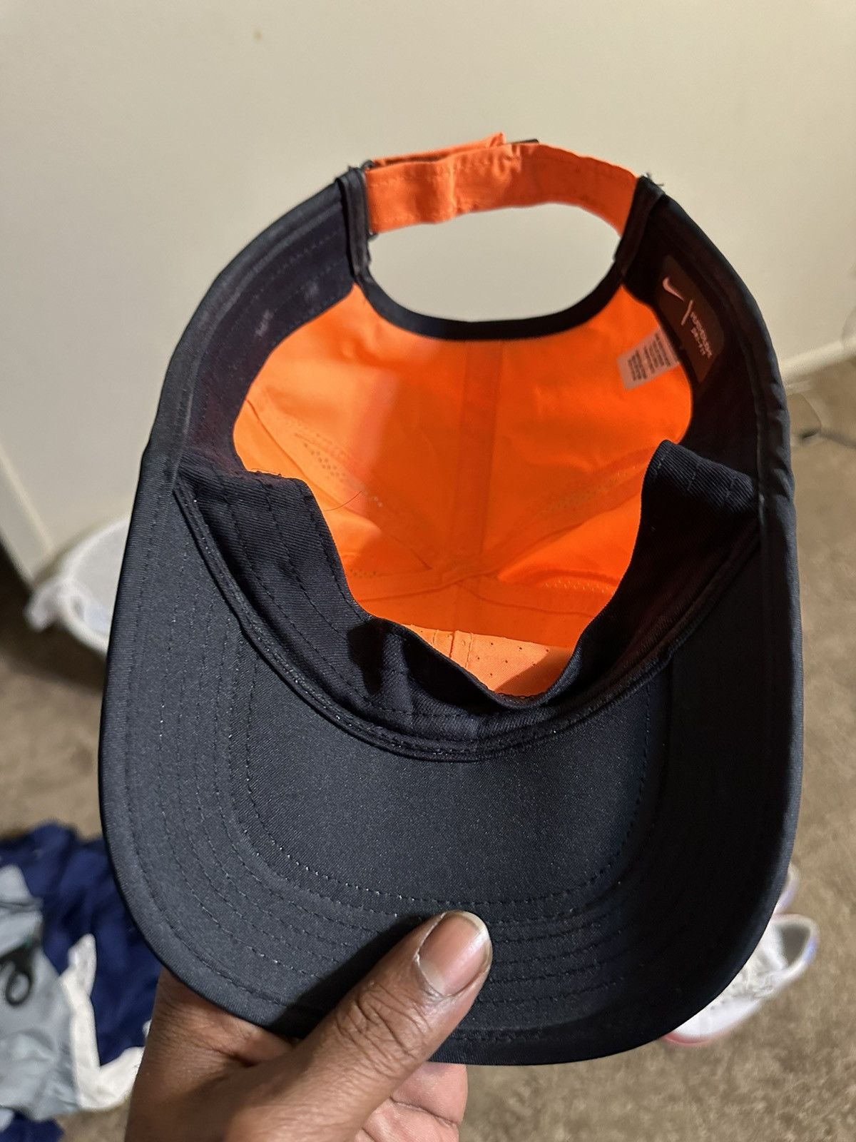 Nike × Vintage Vintage Nike Feather Light “Tart Orange” hat 00s Size ONE SIZE - 7 Thumbnail