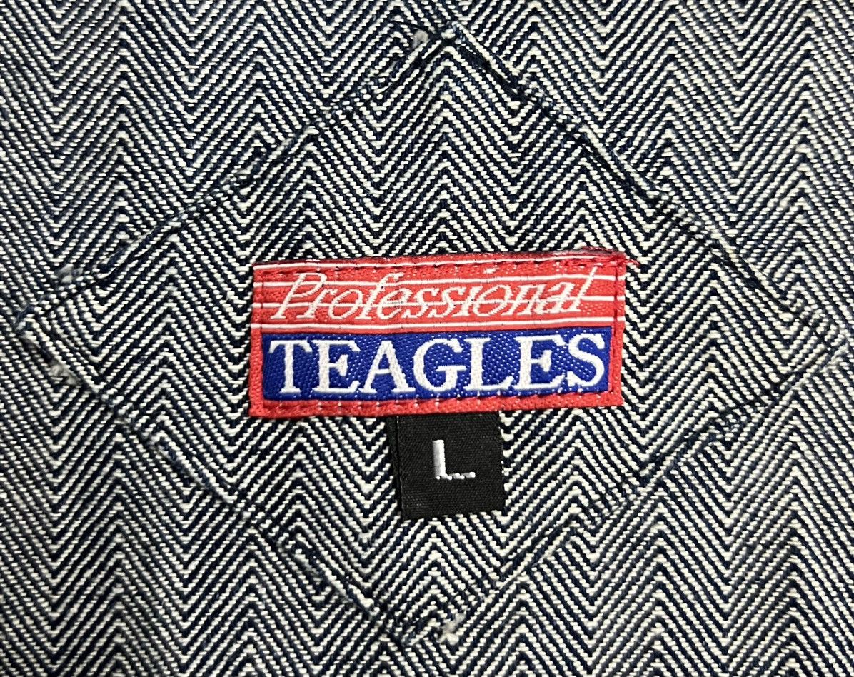 Vintage Vintage TEAGLES Herringbone Denim Coveralls Japanes Workwear Size US 39 - 16 Thumbnail