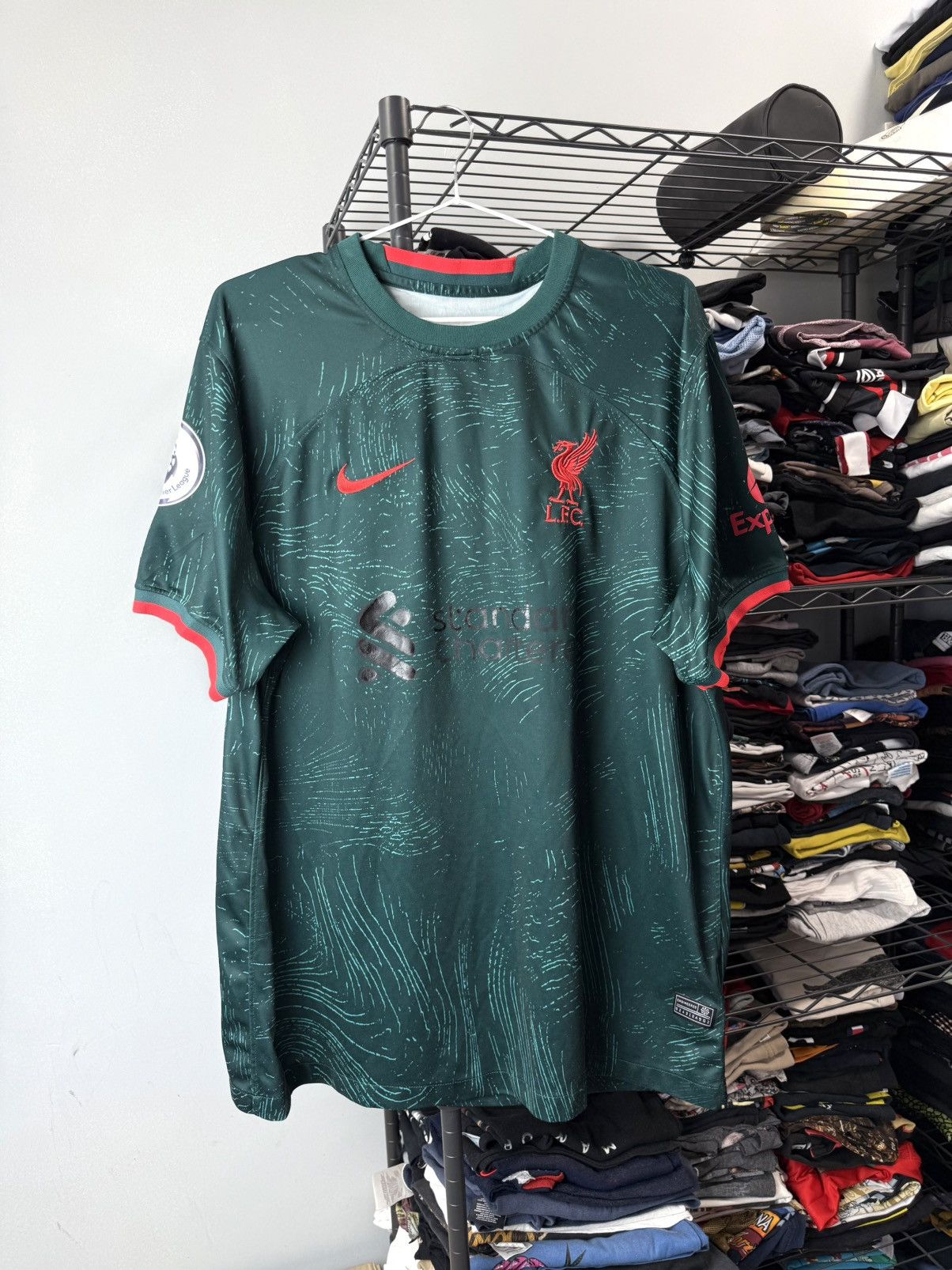 Nike Nike Liverpool Soccer Jersey T Shirt Football Size US XXL / EU 58 / 5 - 1 Thumbnail