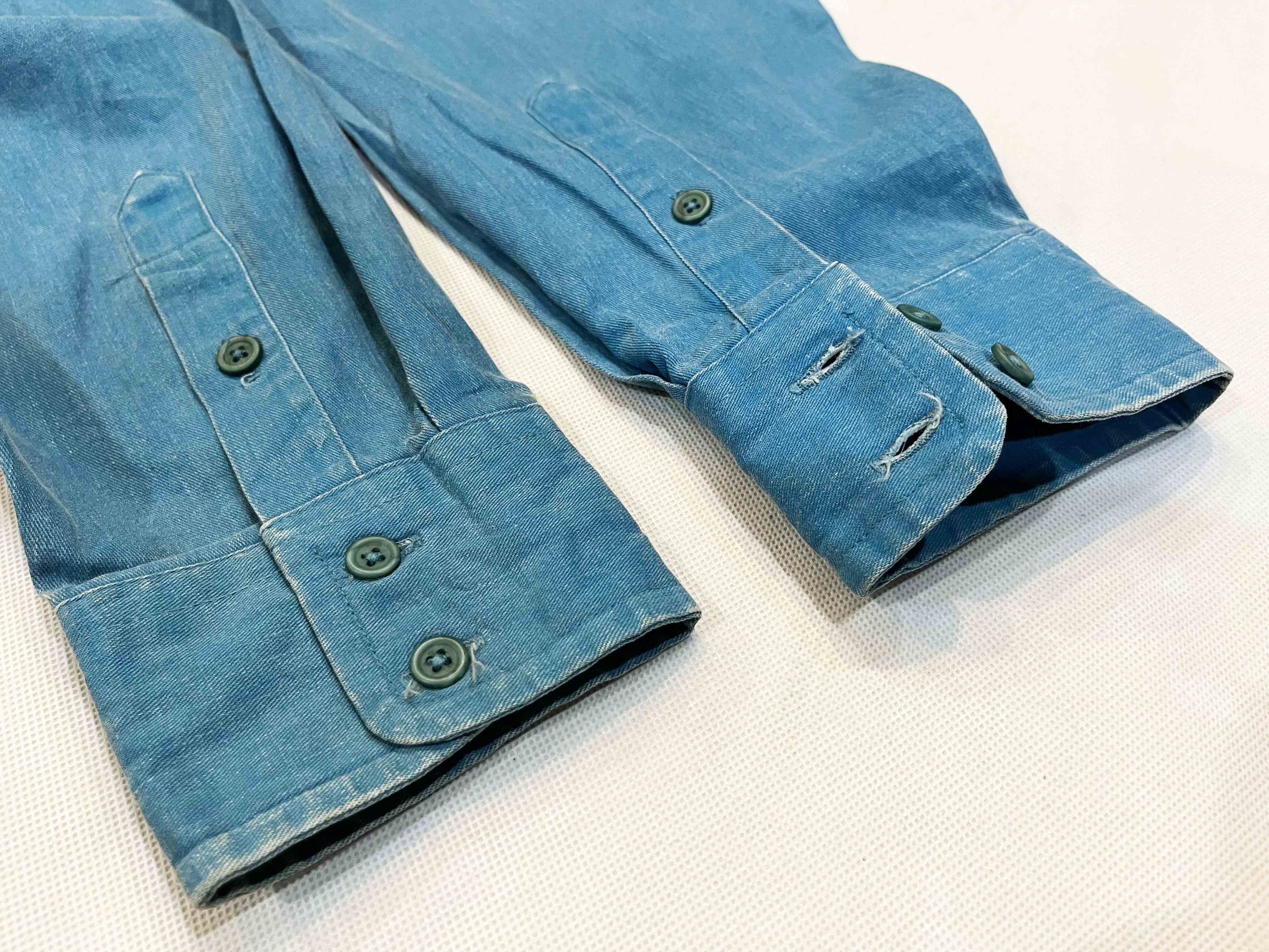 Vintage × Wrangler Vintage Wrangler Brushpopper Western Cowboy Plain Shirt Size US L / EU 52-54 / 3 - 5 Thumbnail