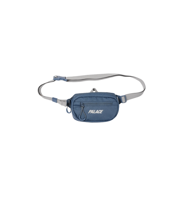 Hypebeast x Palace Cordura Eco Hex Ripstop Mini Waist Bag Slate, Men's