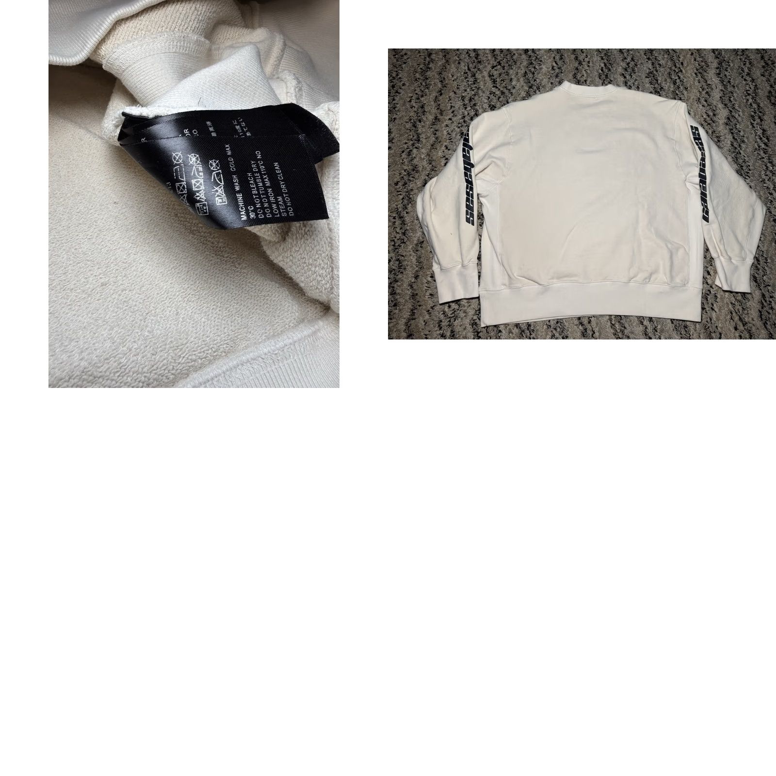 Yeezy VINTAGE Yeezy Season 4 Wing Logo Crewneck Sweatshirt Men Large Beige Oversized Ye Size US L / EU 52-54 / 3 - 8 Thumbnail
