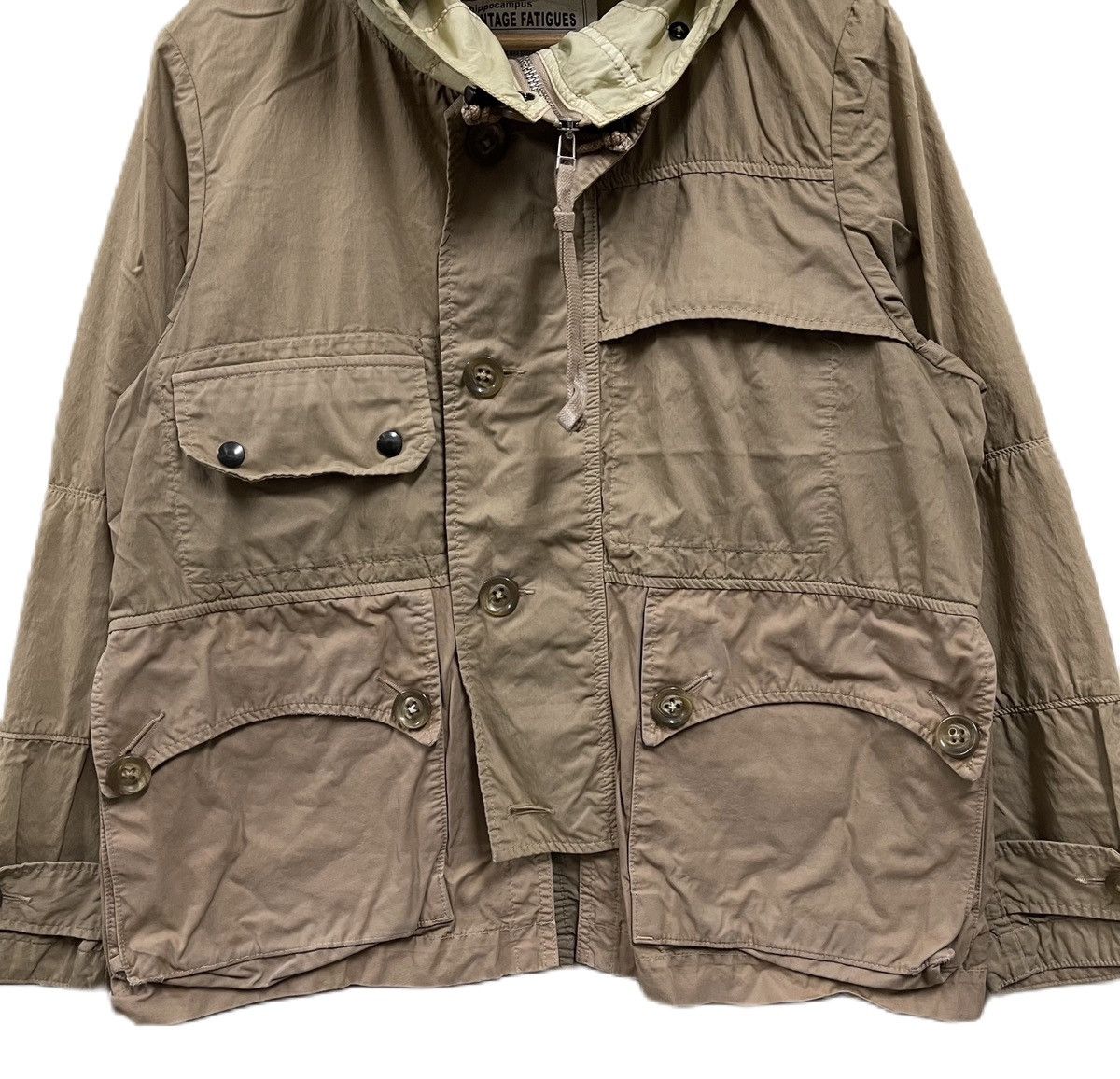 Japanese Brand Quadro Japan Hippocampus Vintage Fatigue Jacket Ifsixwasnine Size US M / EU 48-50 / 2 - 3 Thumbnail
