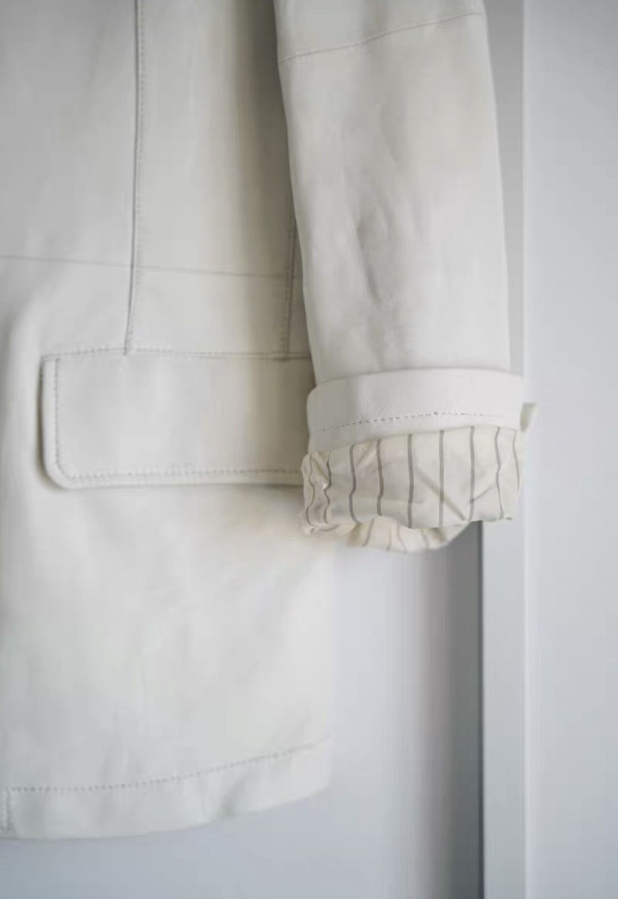 Yohji Yamamoto Yohji Yamamoto 10ss Bankrupt Era Sheepskin Blazer K4 Size US M / EU 48-50 / 2 - 6 Thumbnail