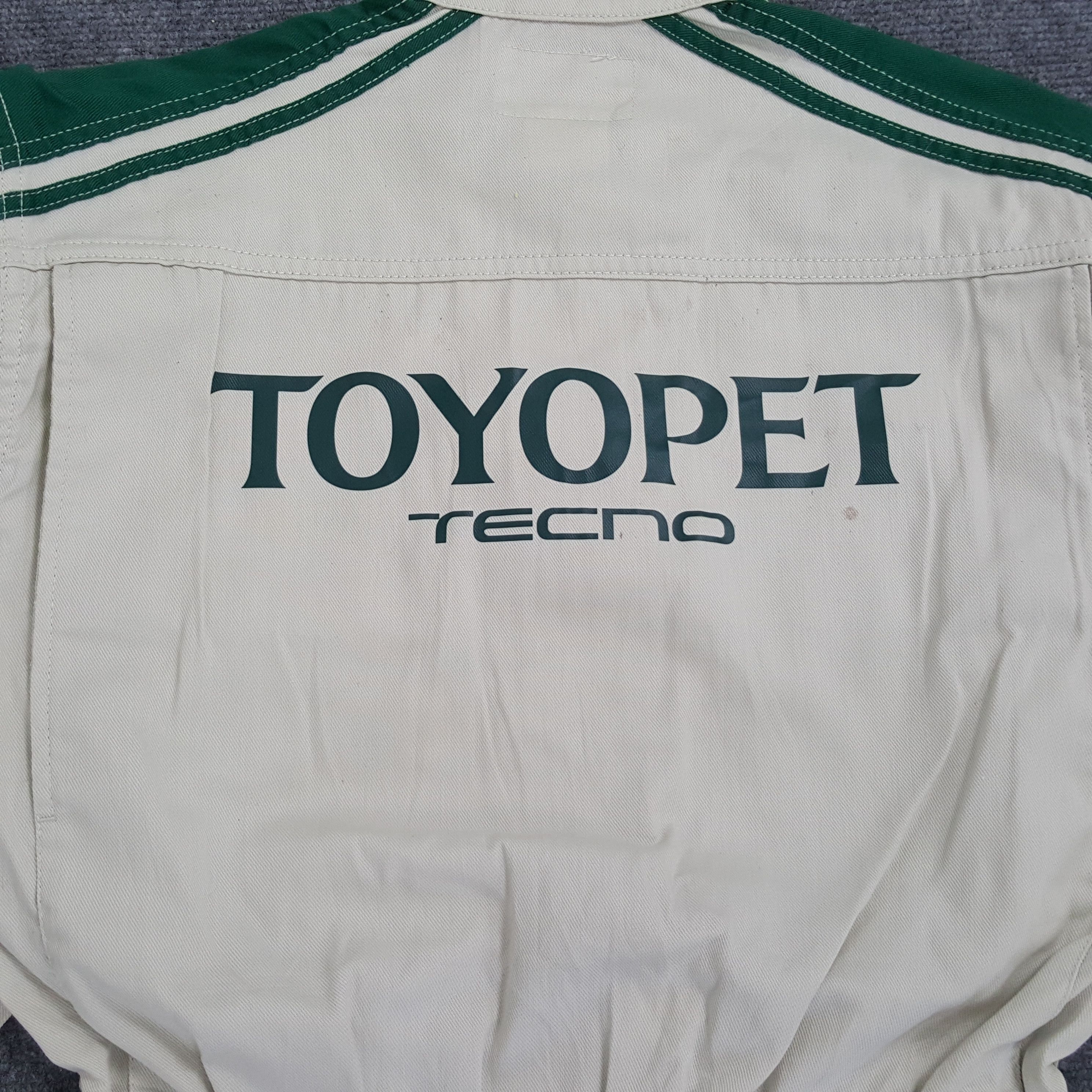 Japanese Brand × Vintage Toyopet Tecno Toyota Racing Team Coverall Jacket Size US S / EU 44-46 / 1 - 2 Thumbnail