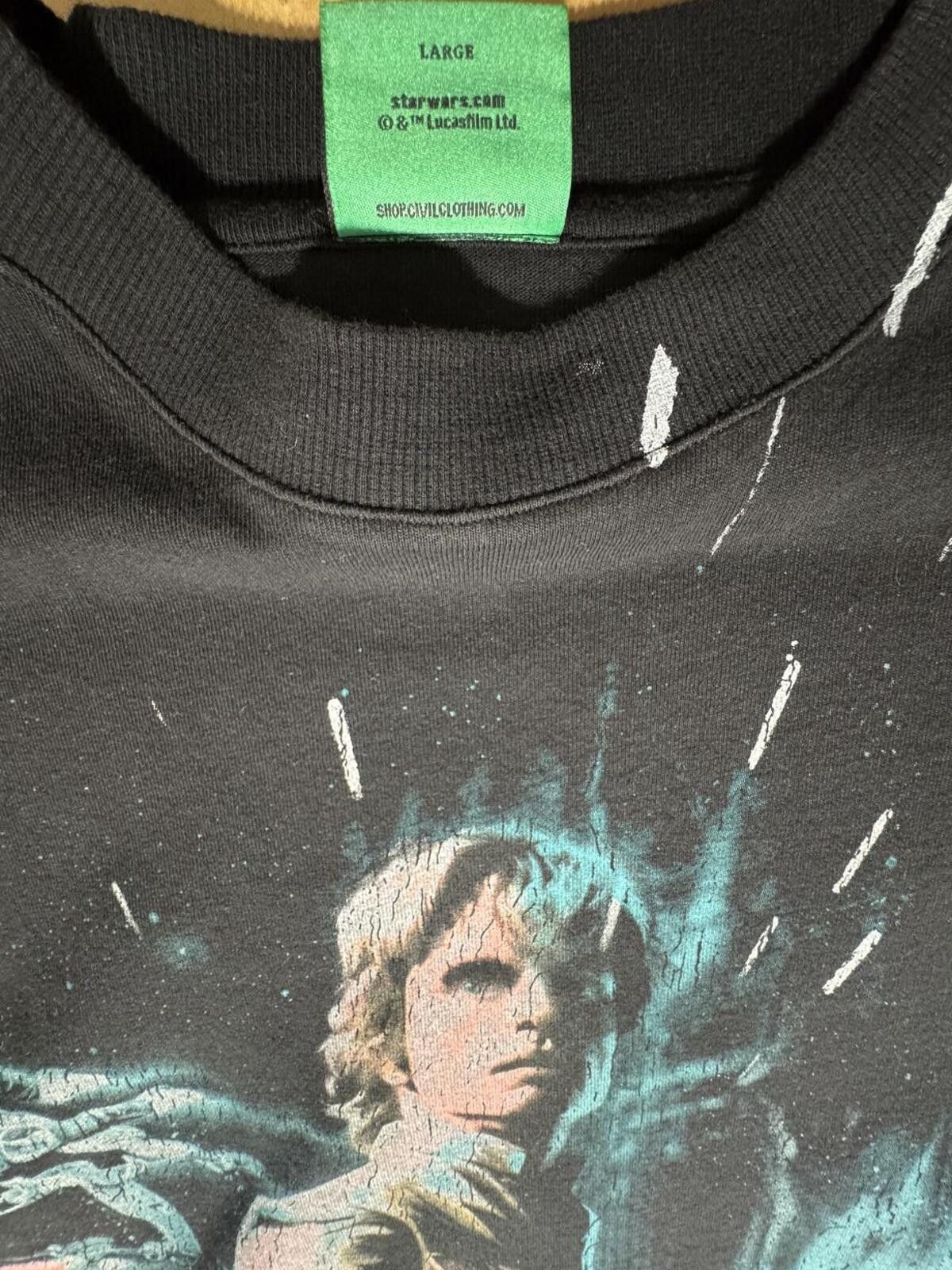 Civil Regime Civil Regime X Luke Skywalker Graphic T-Shirt--OS Large Size US L / EU 52-54 / 3 - 3 Thumbnail
