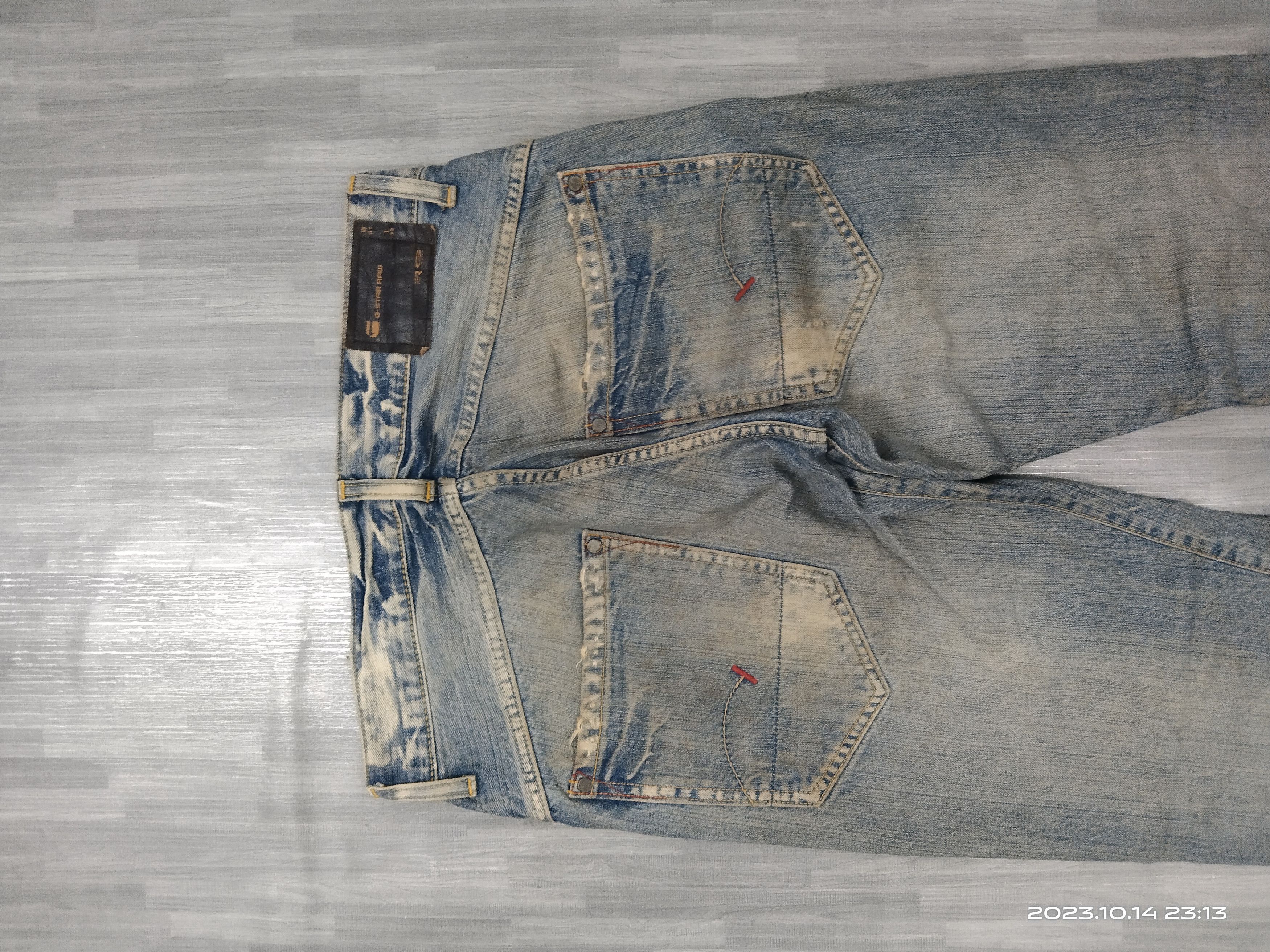 G-Star SICK DISTRESSED G-STAR DENIM PANTS Size US 31 - 5 Thumbnail