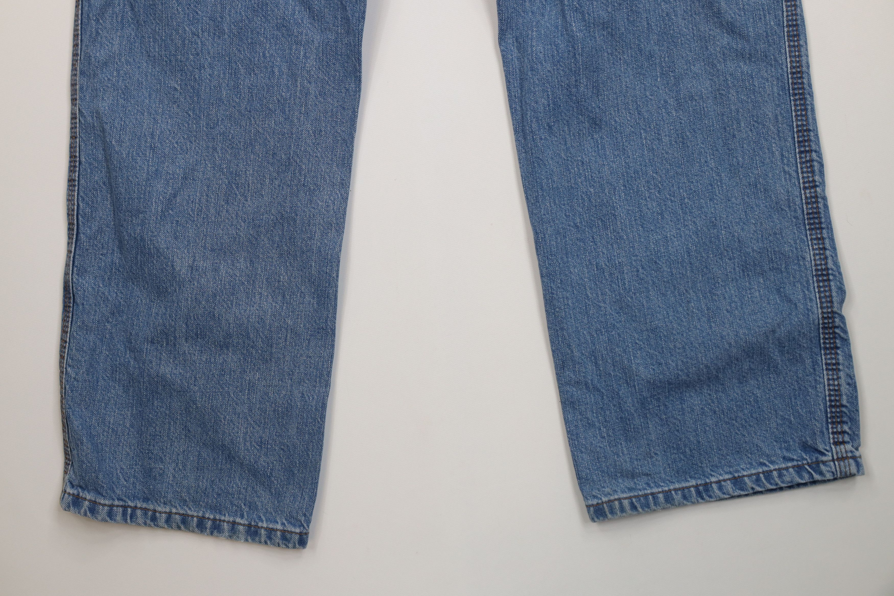 Carhartt Vintage Y2K Carhartt Spell Loose Fit Denim Jeans Blue Cotton Size US 33 - 12 Thumbnail