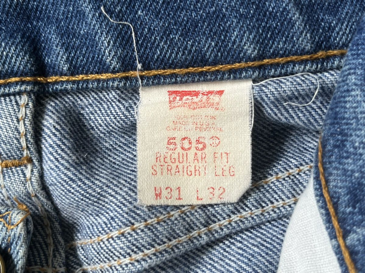 Levi's Levi’s 505 Made In USA Vintage 80s Size US 31 - 5 Thumbnail