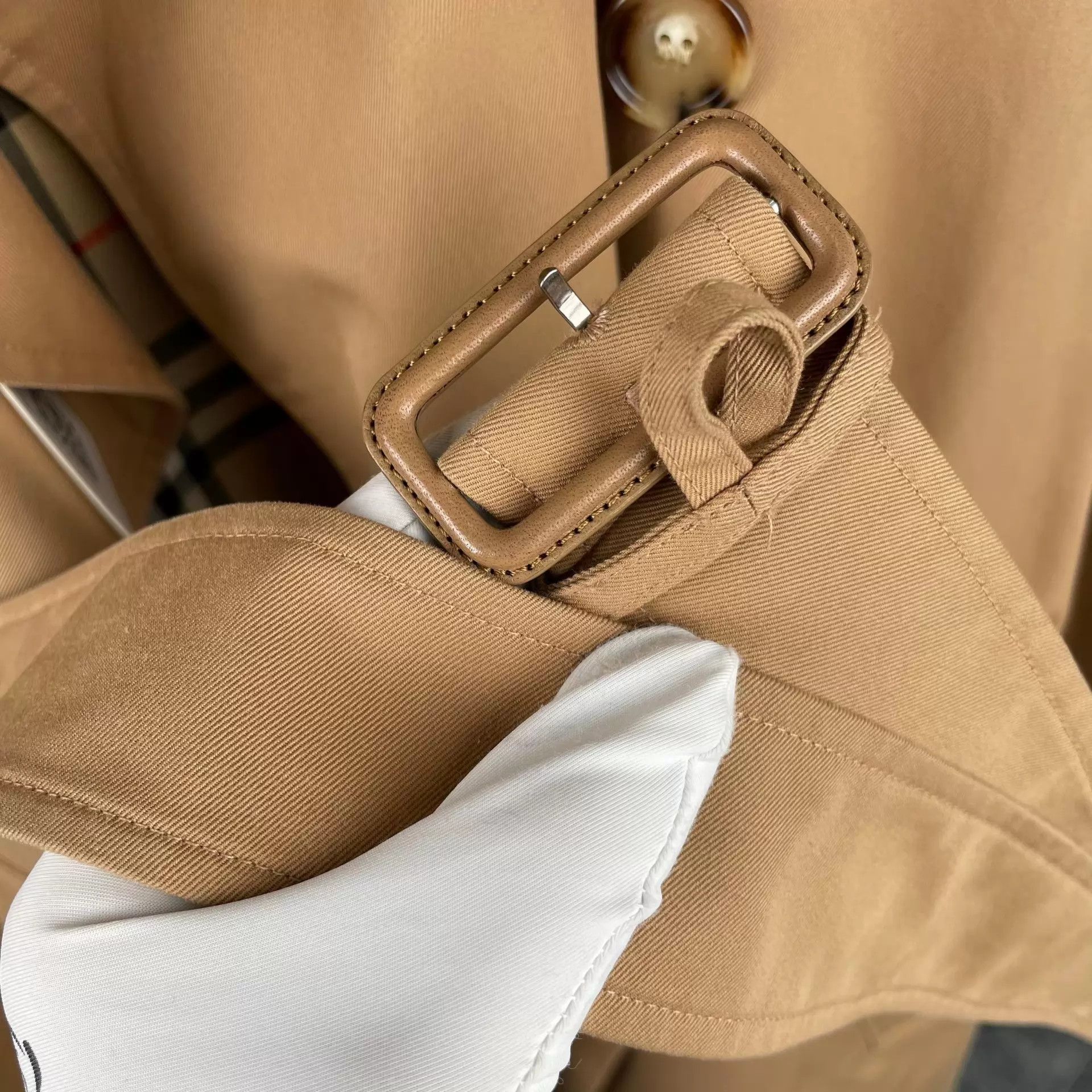 Burberry Burberry Trench Coat 34 Khaki 260328CYX9KA1 Size XS / US 0-2 / IT 36-38 - 8 Thumbnail
