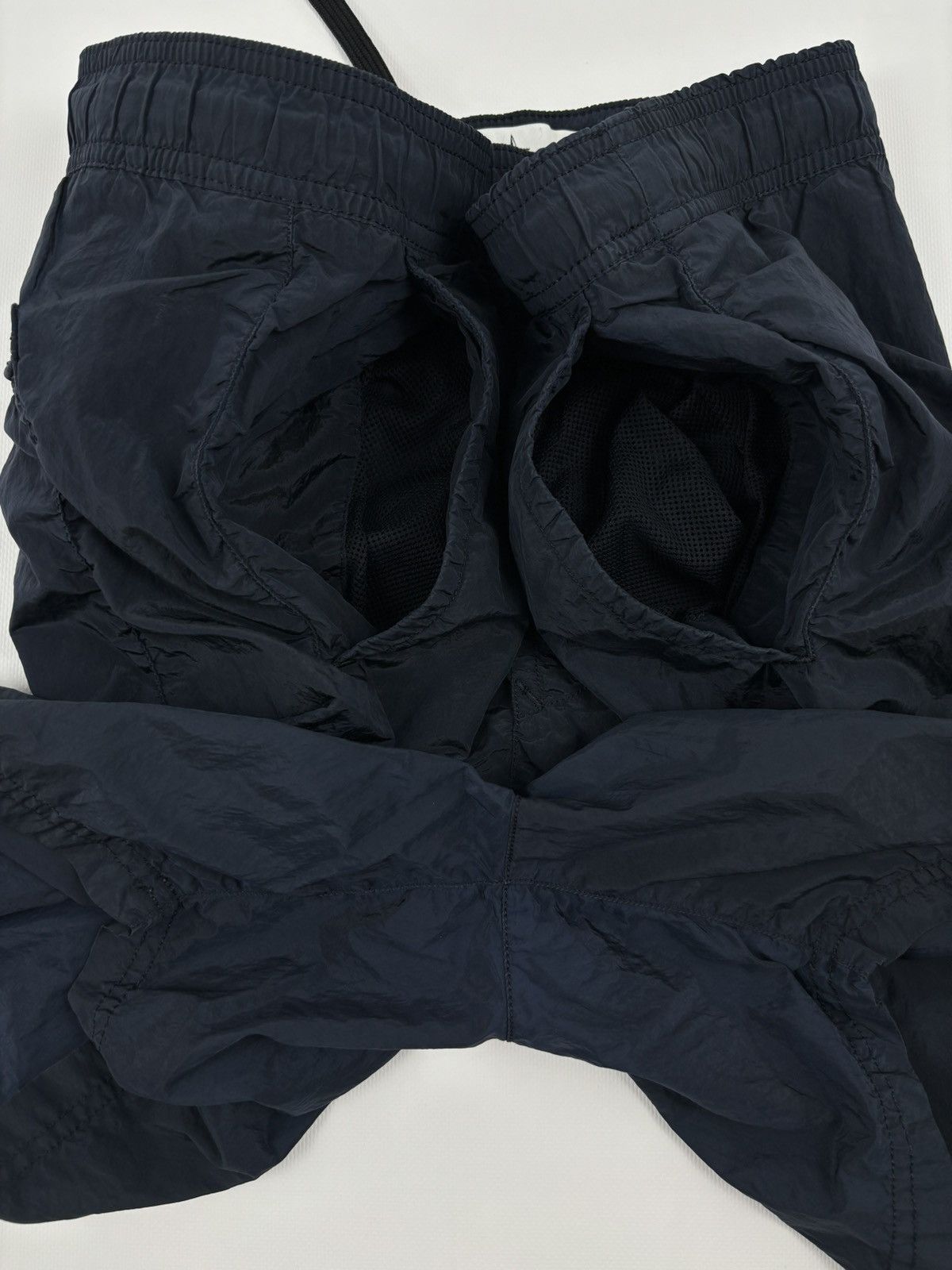 Stone Island Shadow Project SS17 Massimo Osti Nylon Metal Dark Navy Swim Trunk Lined Shorts Baggies Size US 37 - 18 Thumbnail