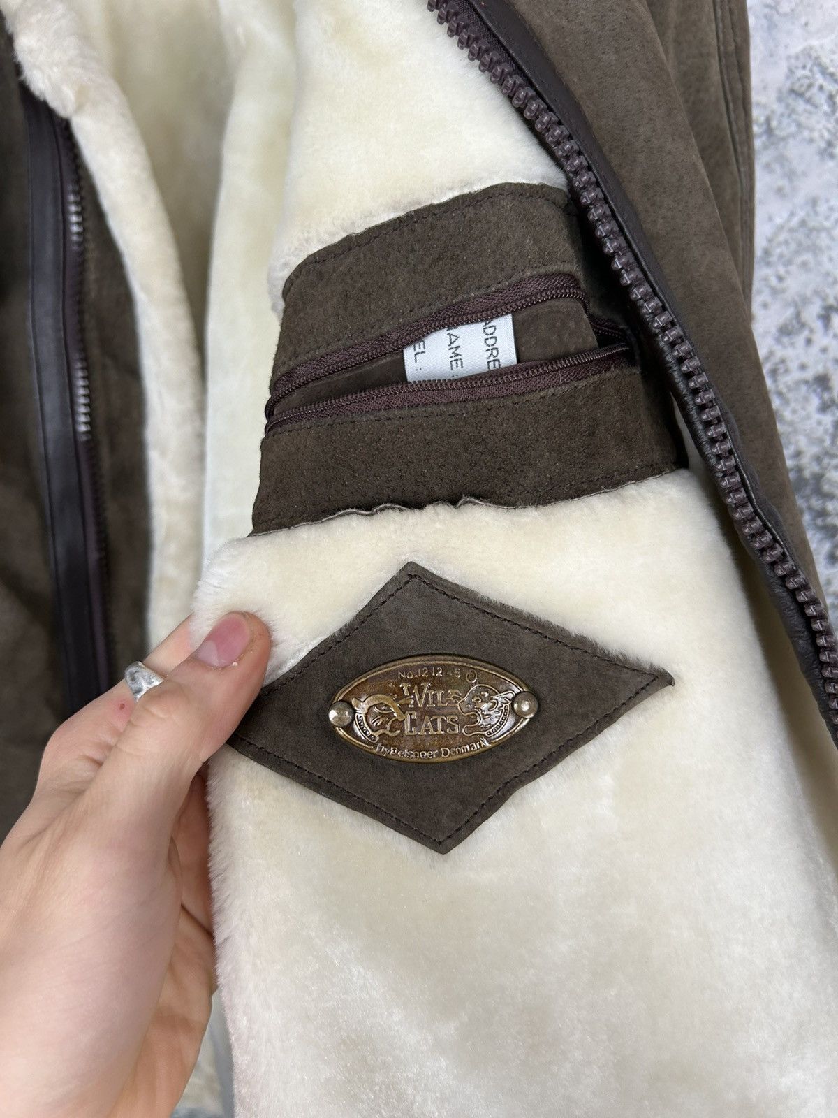 Vintage Vintage Shearling Jacket Sherpa Winter Genuine Leather 90s Size US M / EU 48-50 / 2 - 9 Thumbnail