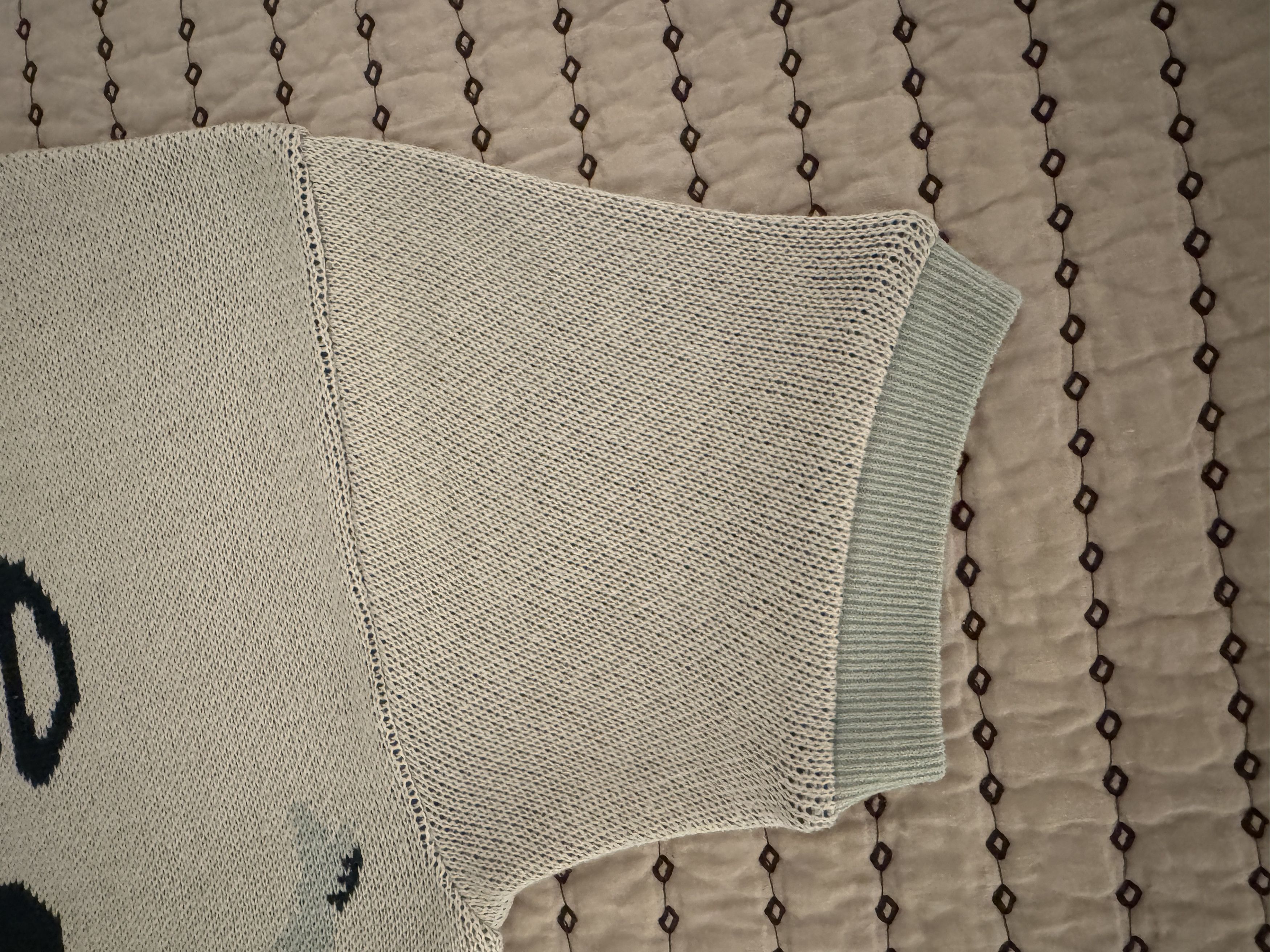 Kapital KAPITAL MONSTERS 8G JACQUARD KNIT SHORT SLEEVE SWEATER SZ 3 Size US L / EU 52-54 / 3 - 8 Thumbnail