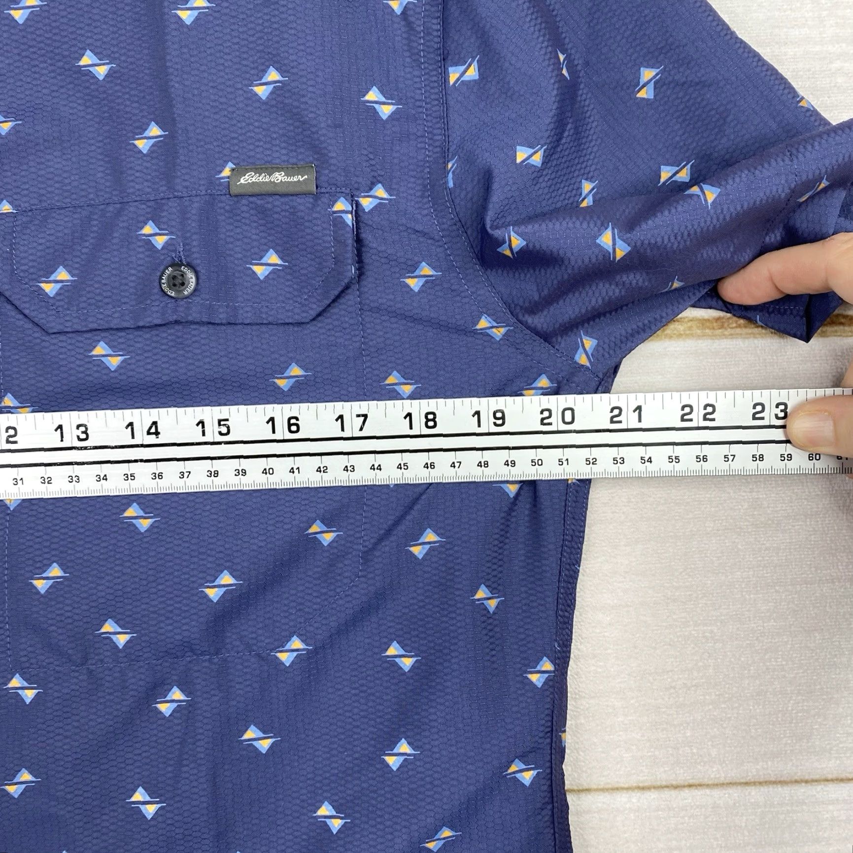 Eddie Bauer Eddie Bauer First Ascent Shirt Mens M Button Up Blue Printed Lightweight Outdoor Size US M / EU 48-50 / 2 - 3 Thumbnail