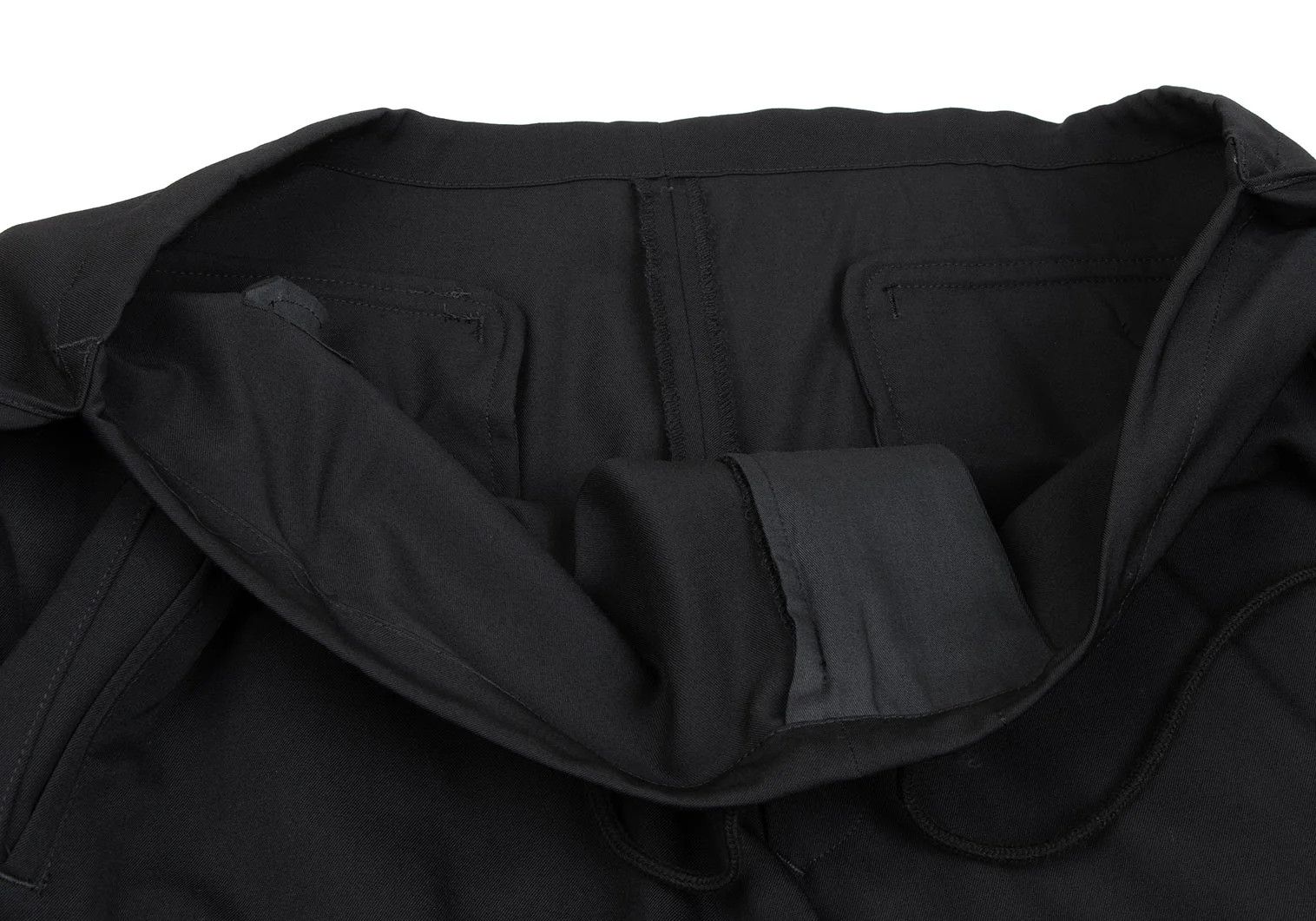 Yohji Yamamoto Yohji Yamamoto Wool Gabardine Wide Pants Size US 34 / EU 50 - 7 Thumbnail