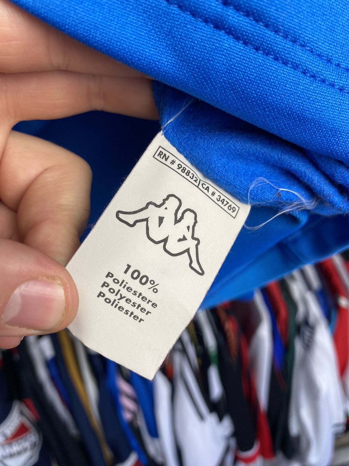 Kappa Vintage KAPPA Italy Track Soccer Blue Jacket 2002 World Cup Size US L / EU 52-54 / 3 - 7 Thumbnail