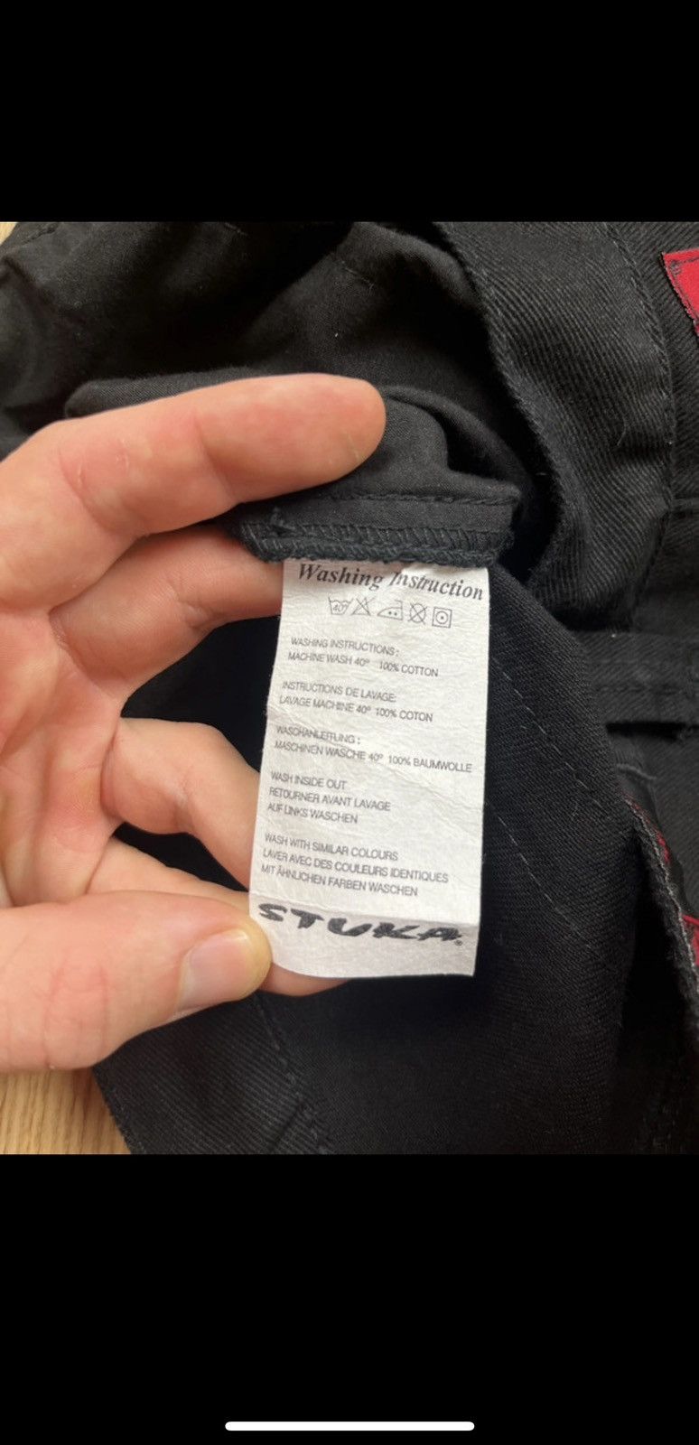 JNCO STUKA Black Baggy Pants Y2K Cyberpunk Workwear DEADSTOCK Size US 28 / EU 44 - 6 Thumbnail