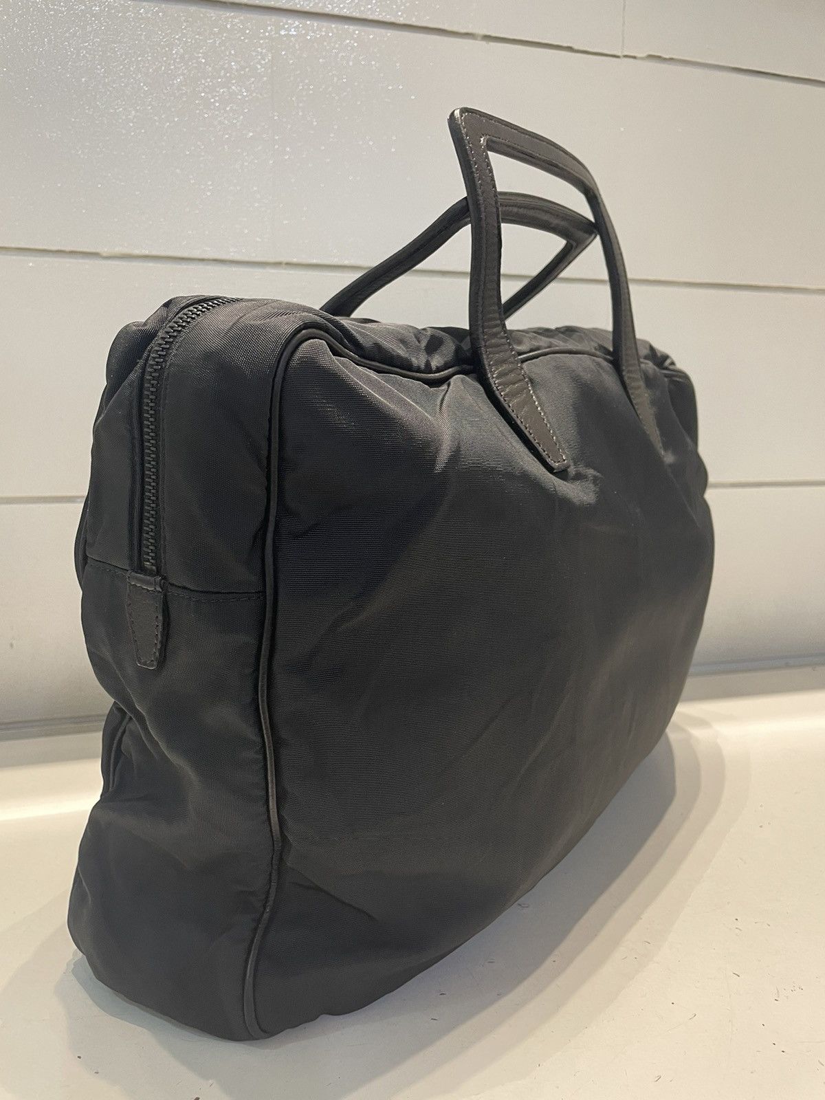 Loewe Loewe Black Nylon Leather Handle Travel Bag Size ONE SIZE - 15 Thumbnail
