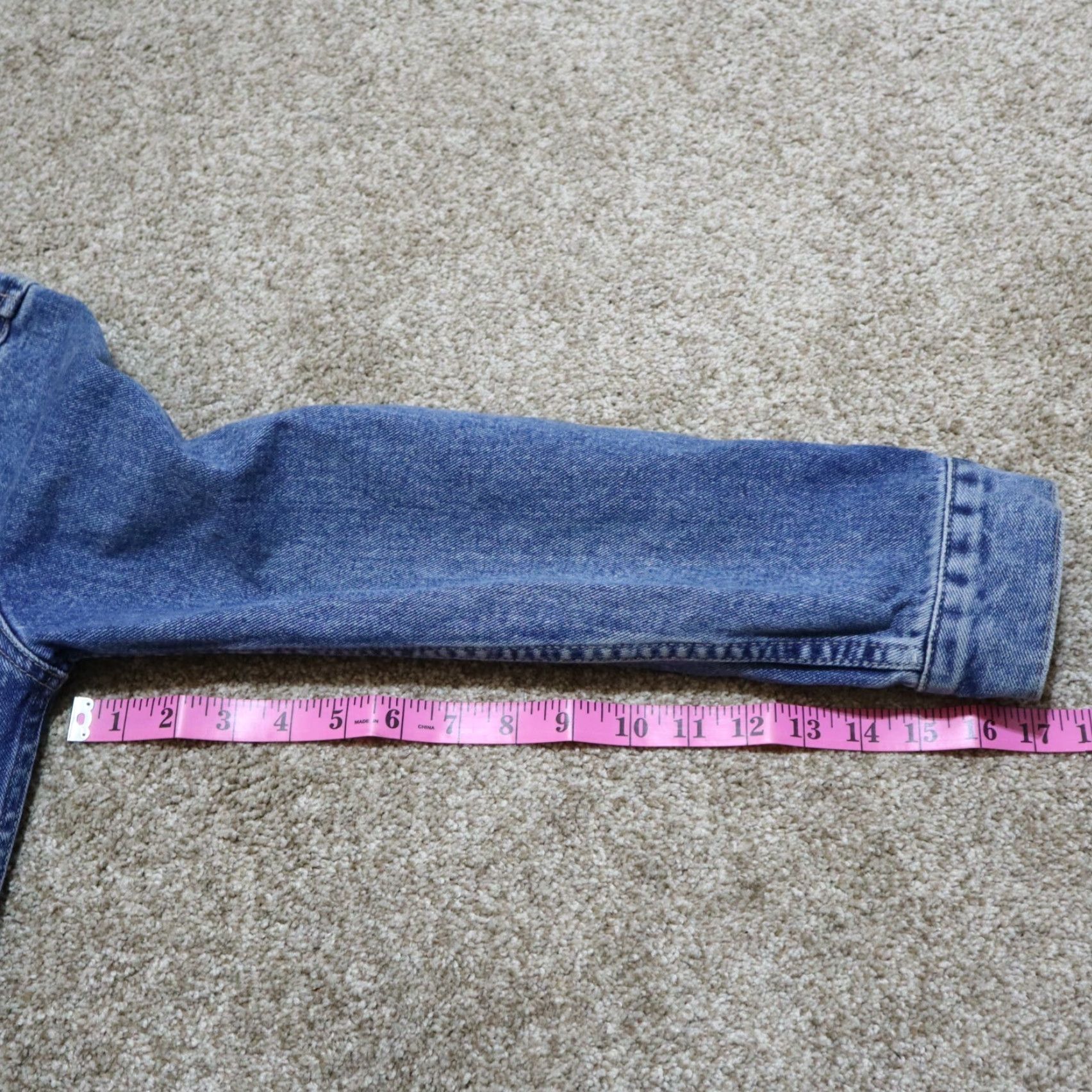 Vintage VINTAGE Arizona Jean Company Blue Jean Jacket Women's Small Distressed Cropped Cotton Blend Casual 80s Size 28" / US 6 / IT 42 - 7 Thumbnail
