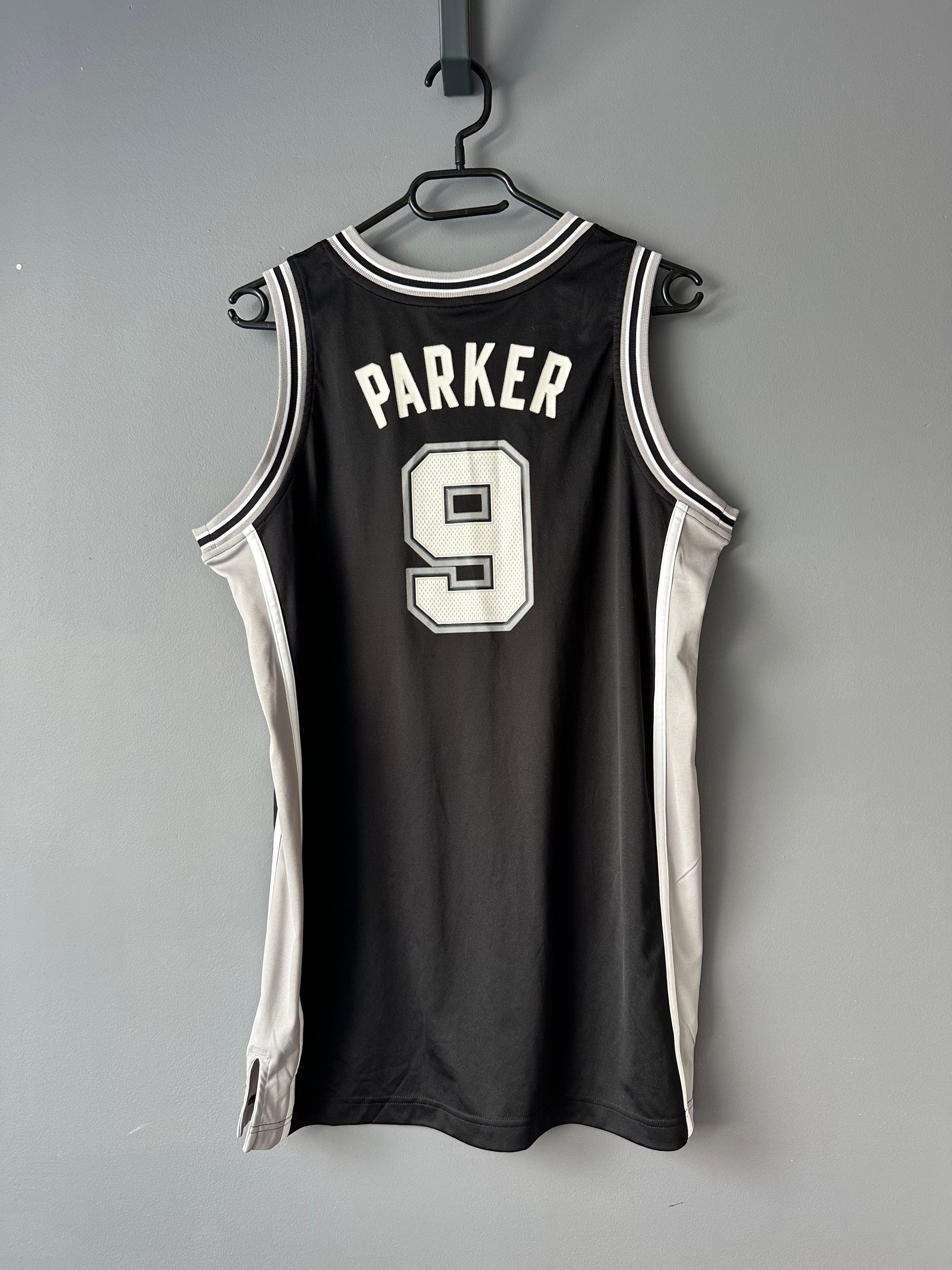 Adidas 2010-14 NBA San Antonio Spurs Parker #9 adidas Jersey Size US S / EU 44-46 / 1 - 9 Thumbnail