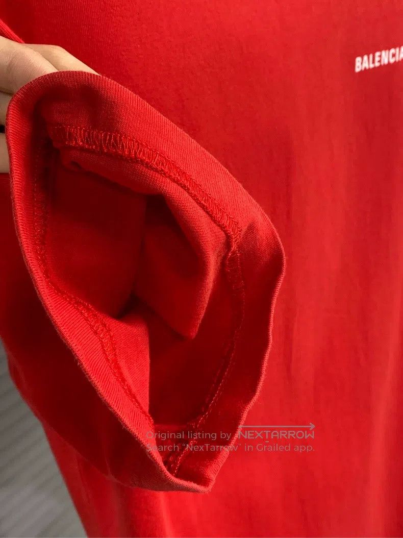 Balenciaga Balenciaga Short-sleeve T-shirt with letter print logo, re Size US XS / EU 42 / 0 - 5 Thumbnail