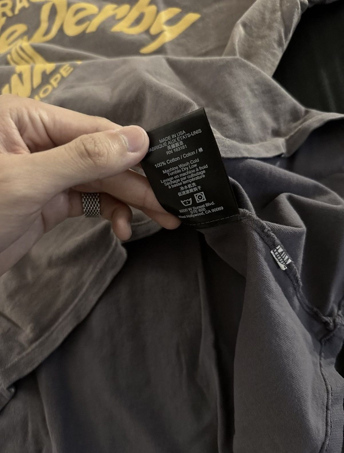 Rhude Rhude Derby Racing Tee Size US S / EU 44-46 / 1 - 5 Thumbnail