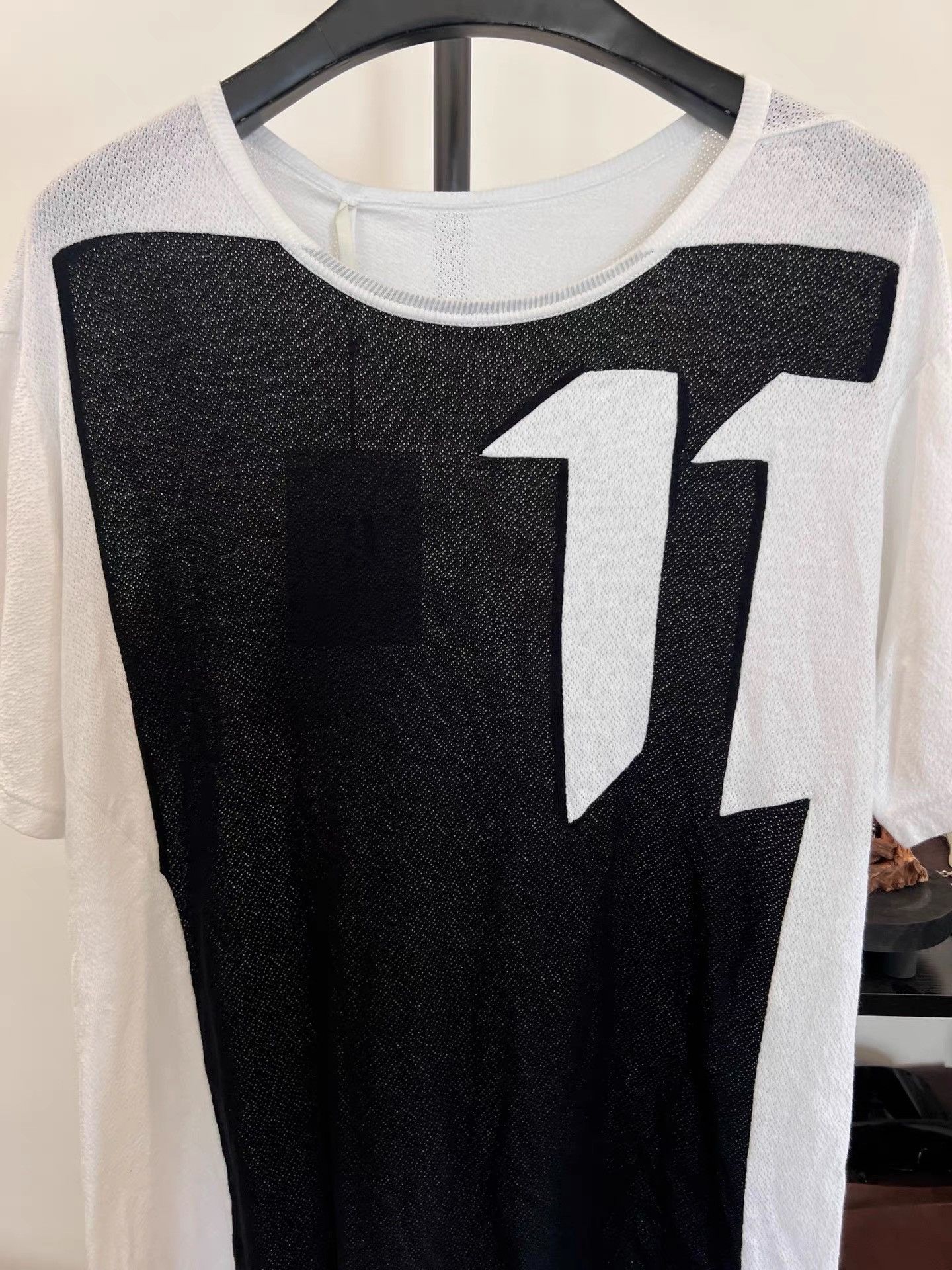 11 By Boris Bidjan Saberi 11by BBS Sheer Insert Basic T-Shirt K35 Size US S / EU 44-46 / 1 - 3 Thumbnail