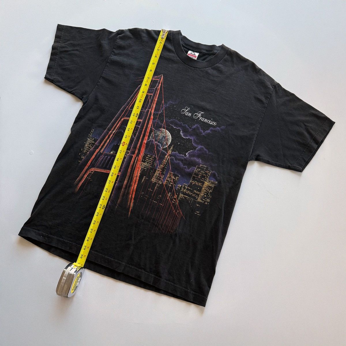 Vintage 1998 Vintage San Francisco Night Skyline Tee Size US XL / EU 56 / 4 - 7 Thumbnail