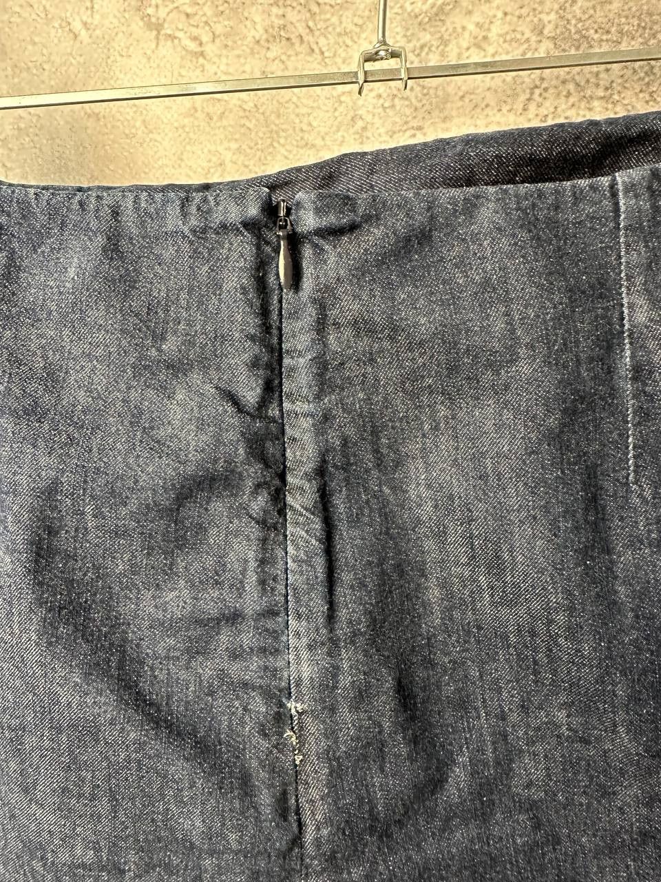 Designer TOAST Mini Denim Skirt - Pockets - Zip - Button Size 30" / US 8 / IT 44 - 7 Thumbnail