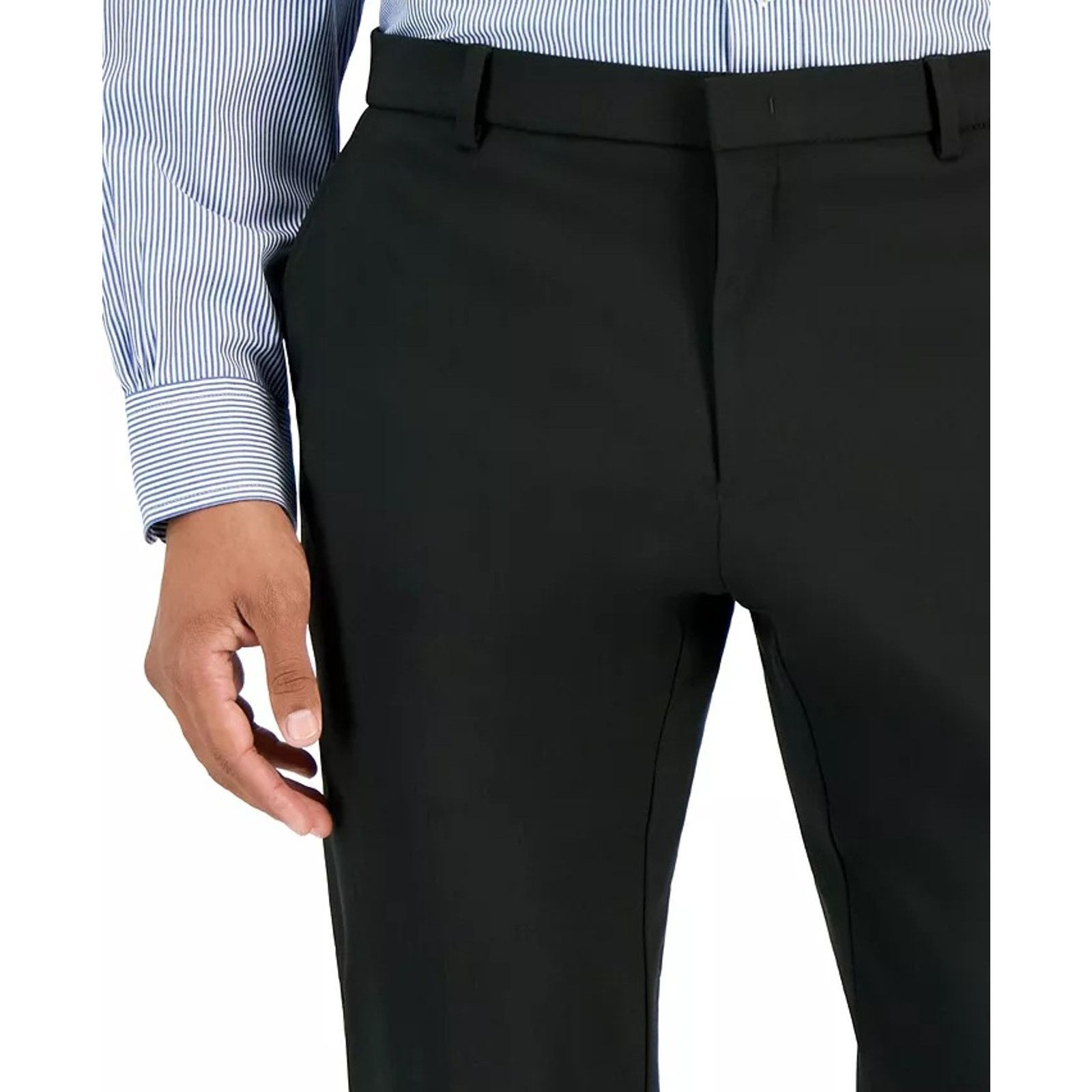 Tommy Hilfiger Men's Dark Olive Stretch Dress Pants 33x32