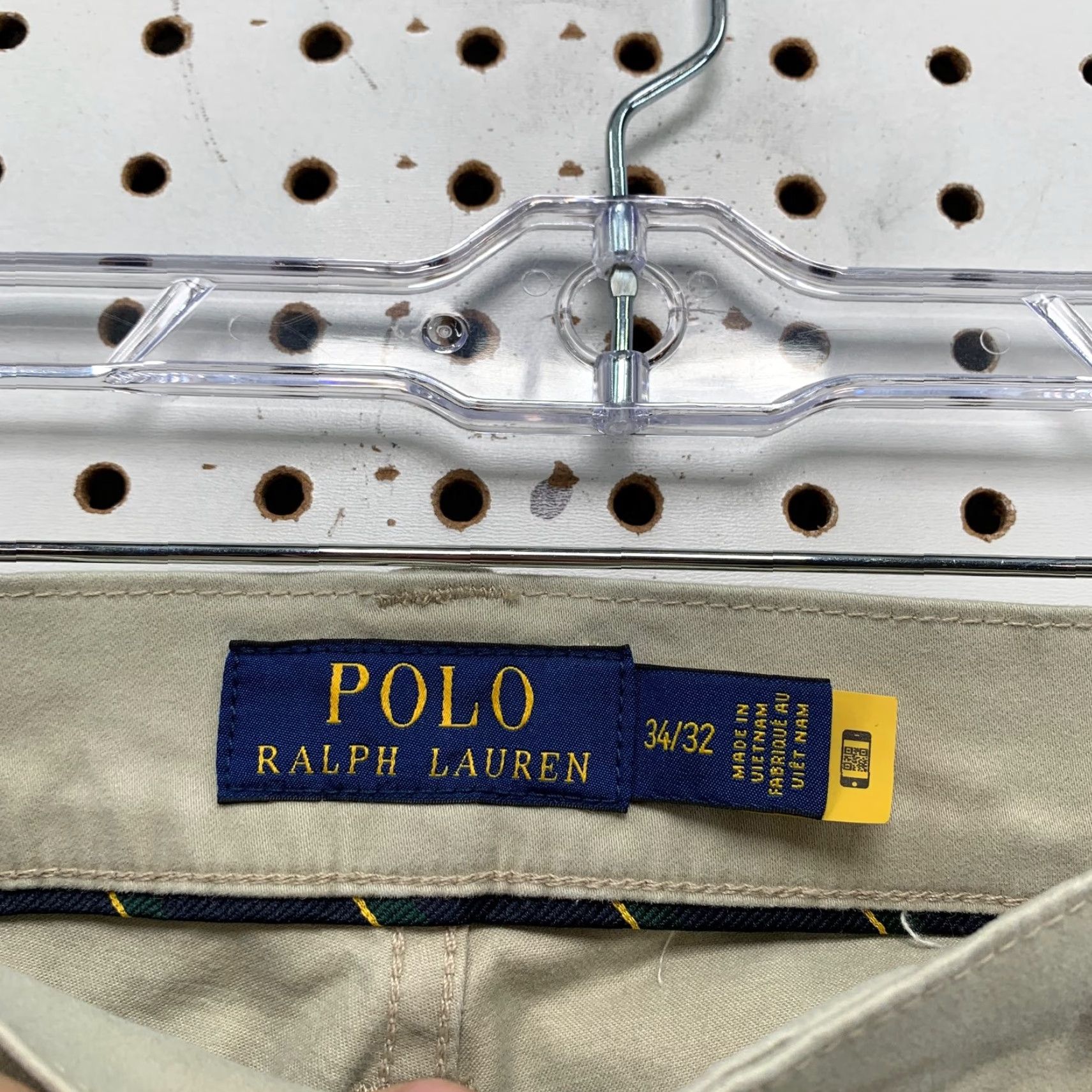 Polo Ralph Lauren Polo Ralph Lauren Chino Pants Mens 34/32 Beige Straight Fit 34x31 School Work Size US S / EU 44-46 / 1 - 4 Thumbnail