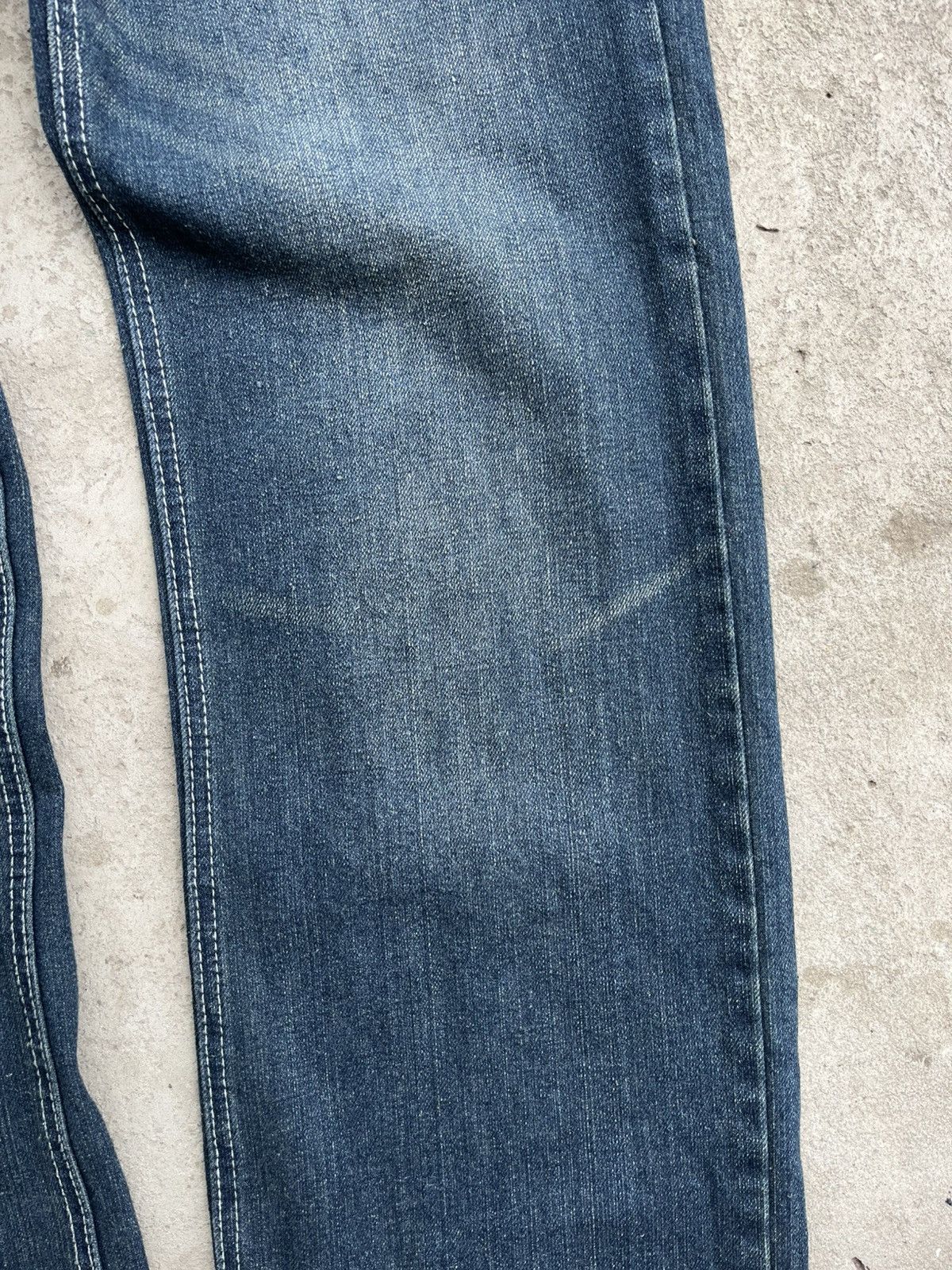 20471120 × If Six Was Nine × Le Grande Bleu (L.G.B.) Vintage Faded Distressed Denim Jeans like Junya Watanabe Y2K Size US 32 / EU 48 - 8 Thumbnail