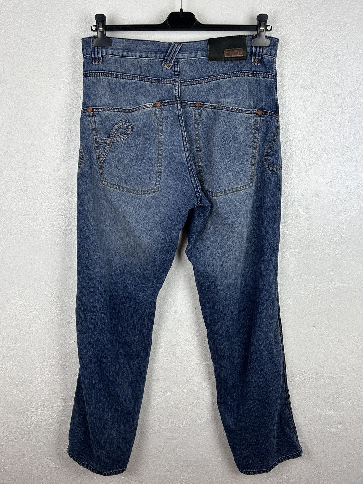 Pelle Pelle 00s Vintage Pelle Pelle Y2K Dark Wash Rap Hip Hop Jeans Size US 34 / EU 50 - 7 Thumbnail
