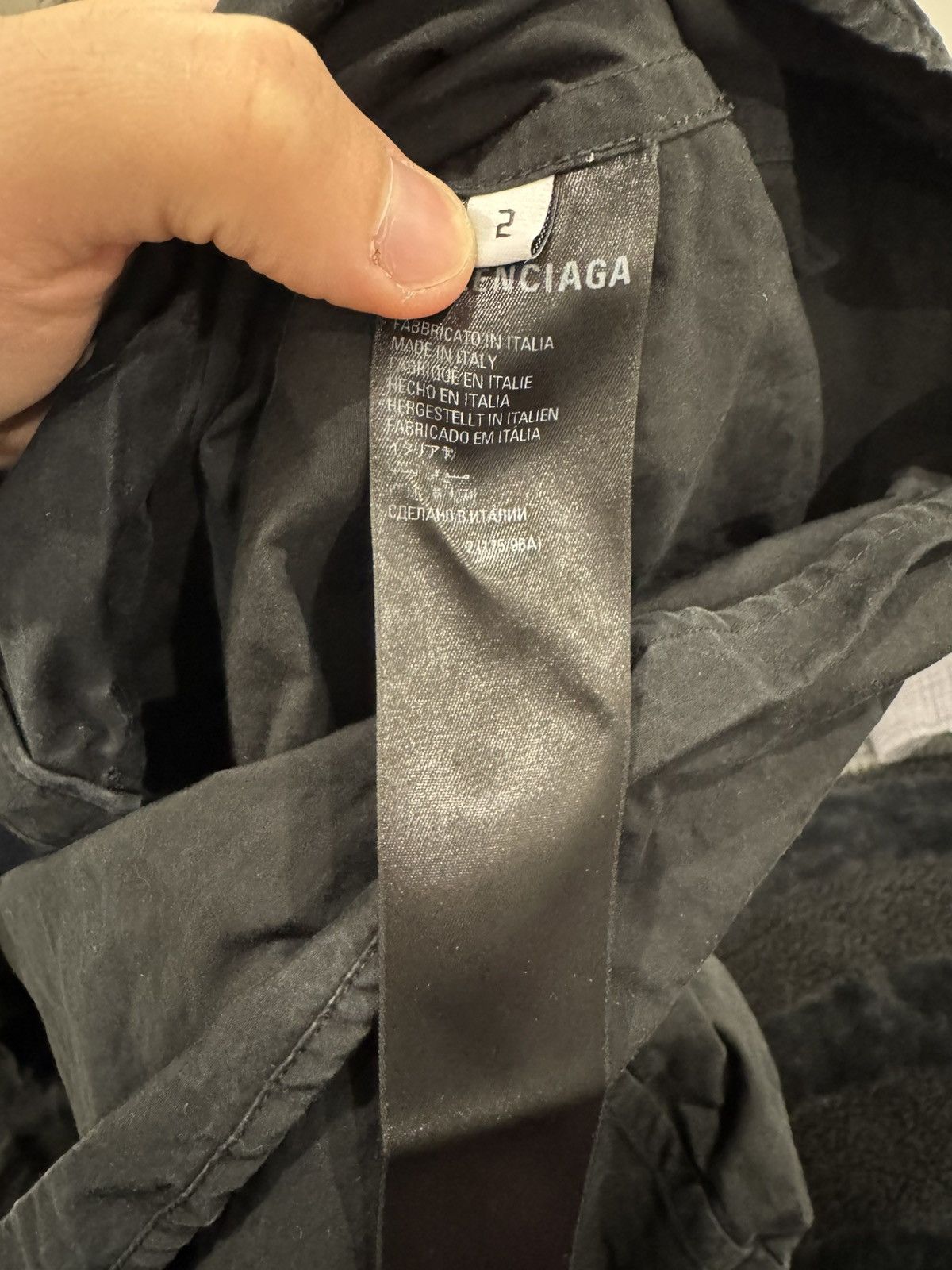 Balenciaga Balenciaga Trompe L’oeil Black Shirt Size US M / EU 48-50 / 2 - 5 Thumbnail