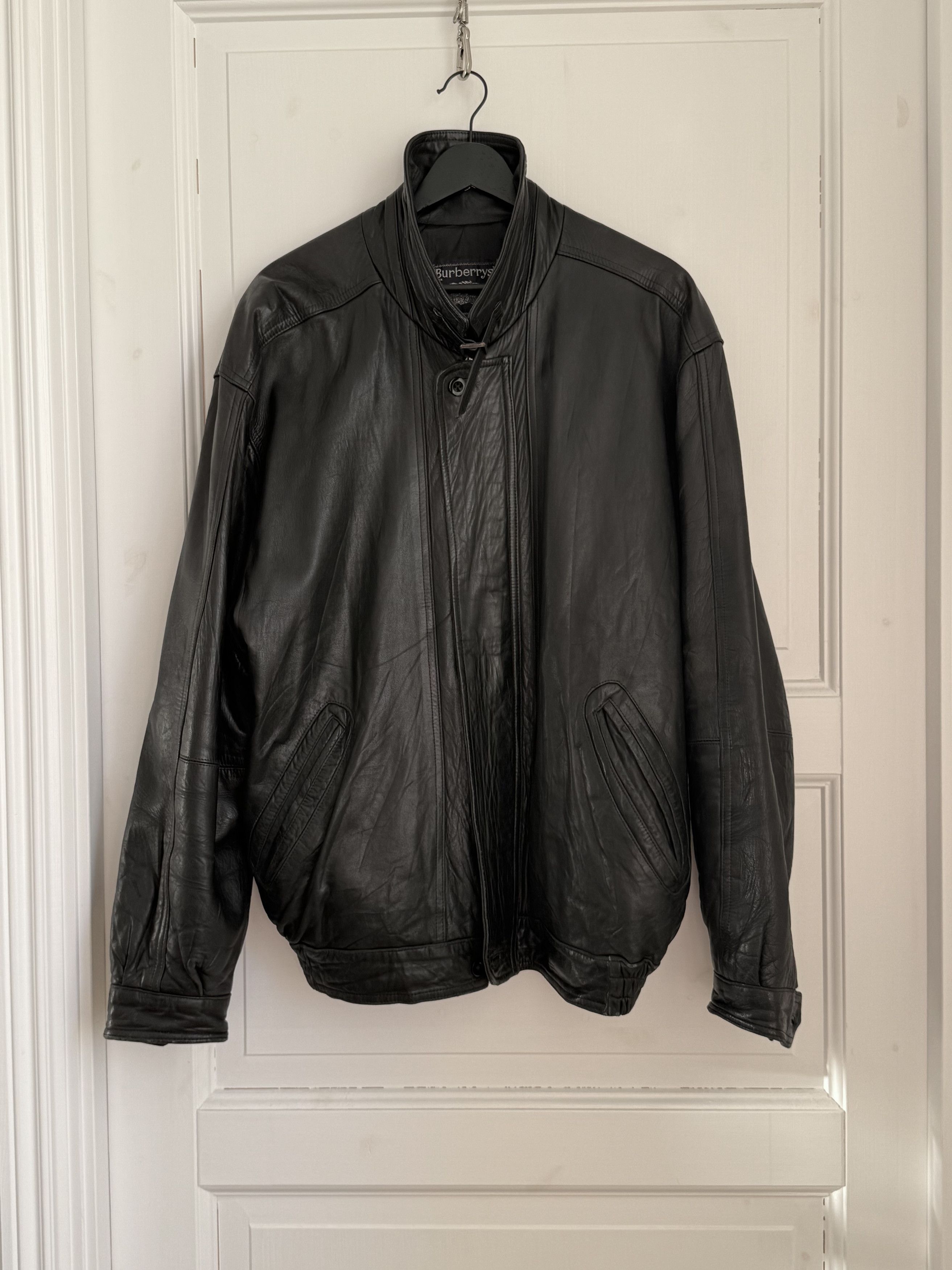 Burberry Burberry leather bomber Size US L / EU 52-54 / 3 - 1 Thumbnail