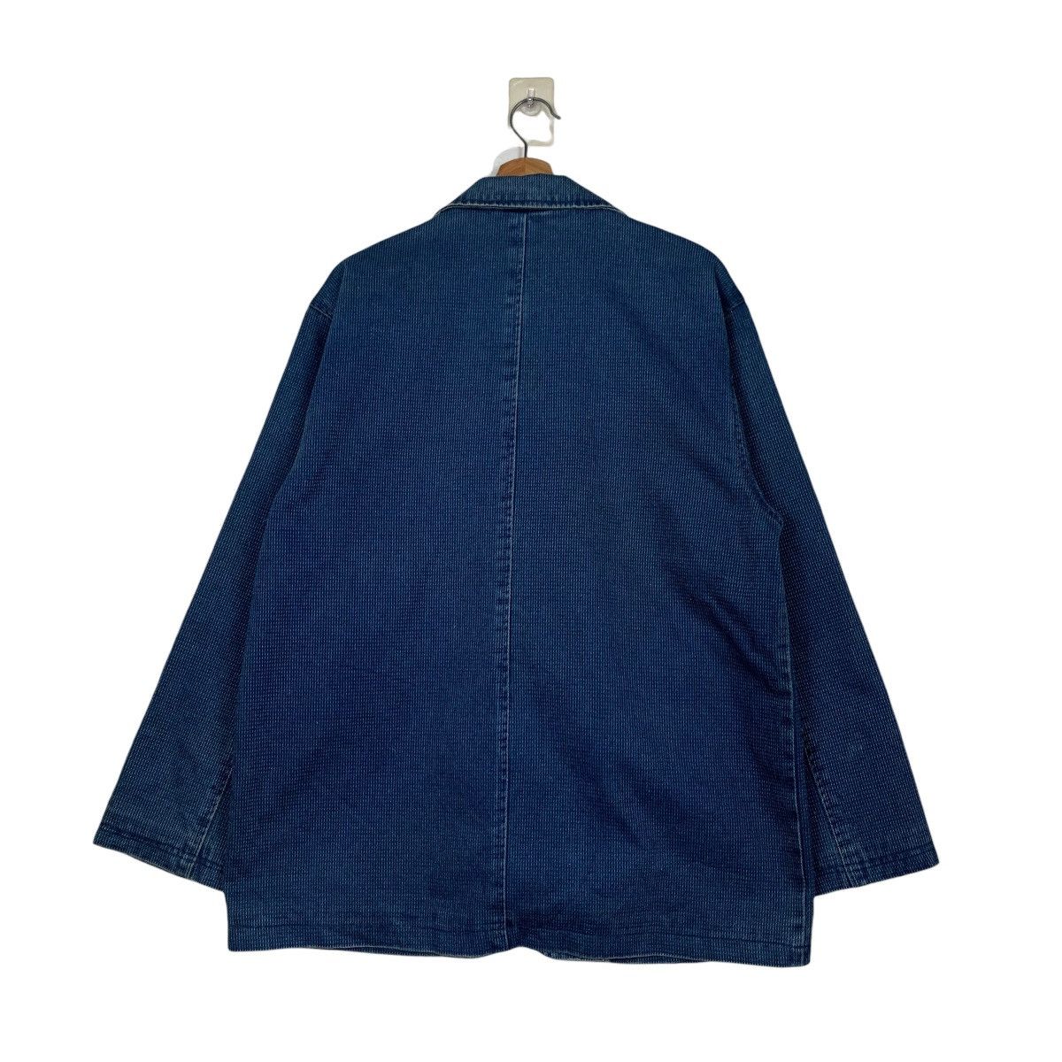 Vintage 90's F.CONCEPT Blue Indigo Blazer Casual Jacket #2741-C123 Size US M / EU 48-50 / 2 - 16 Thumbnail