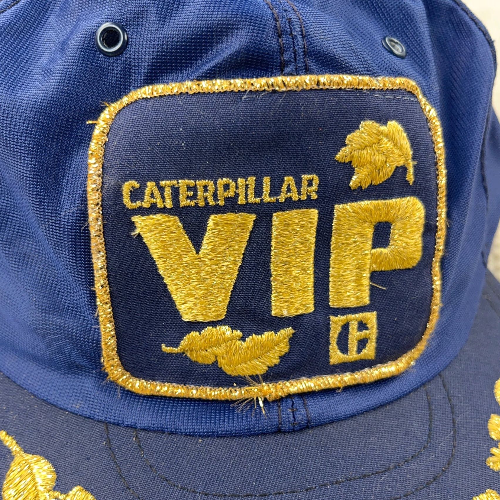 Vintage VINTAGE Louisville MFG Tractor Trucker Hat Made in USA Men Adjustable Blue 80s 90s Farming Outdoor Outdoor Workwear Size ONE SIZE - 2 Thumbnail