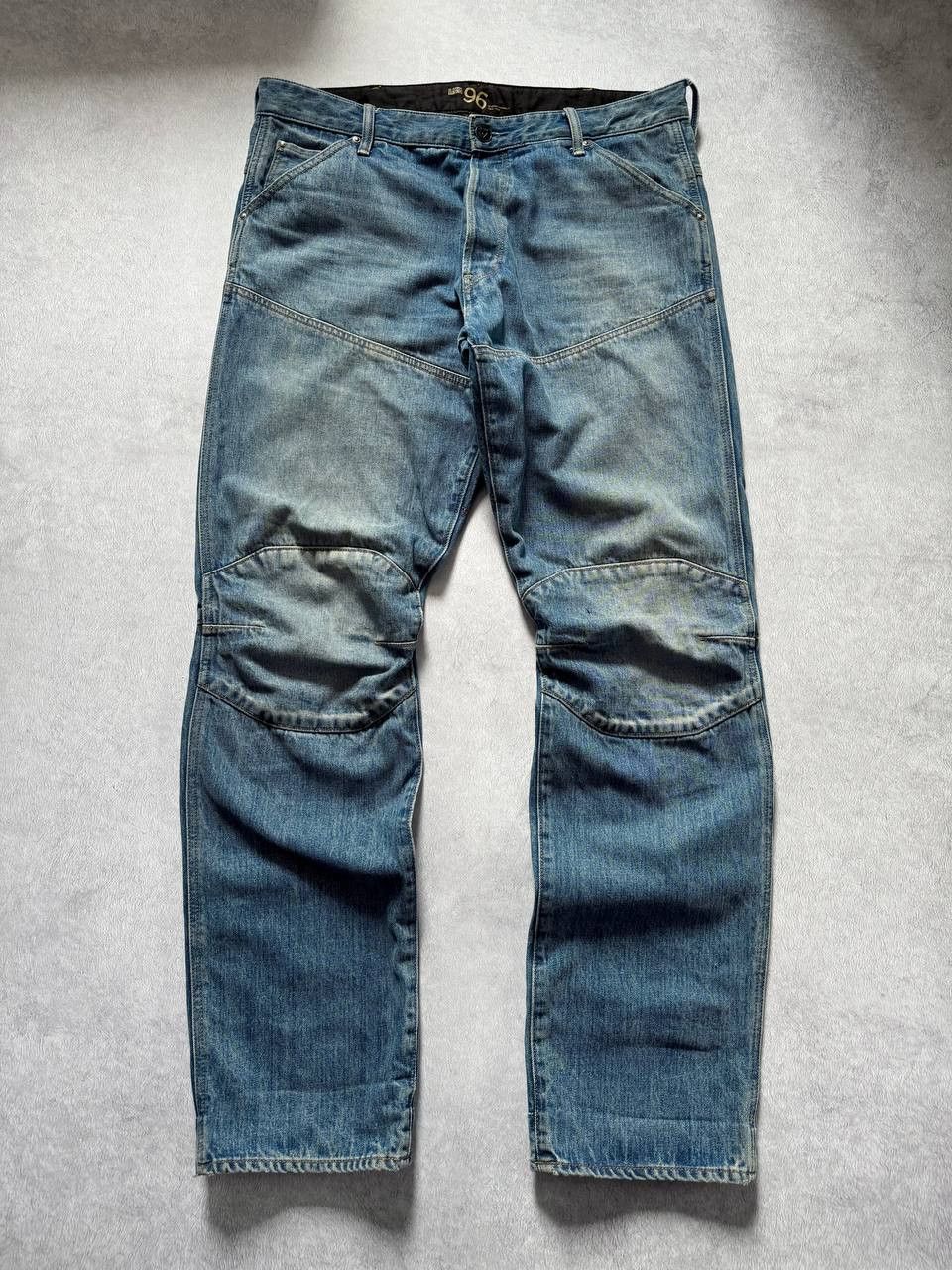 G-Star G-Star RAW 5620 3D Double Knee Regular Blue Denim Jeans Size US 38 / EU 54 - 1 Thumbnail