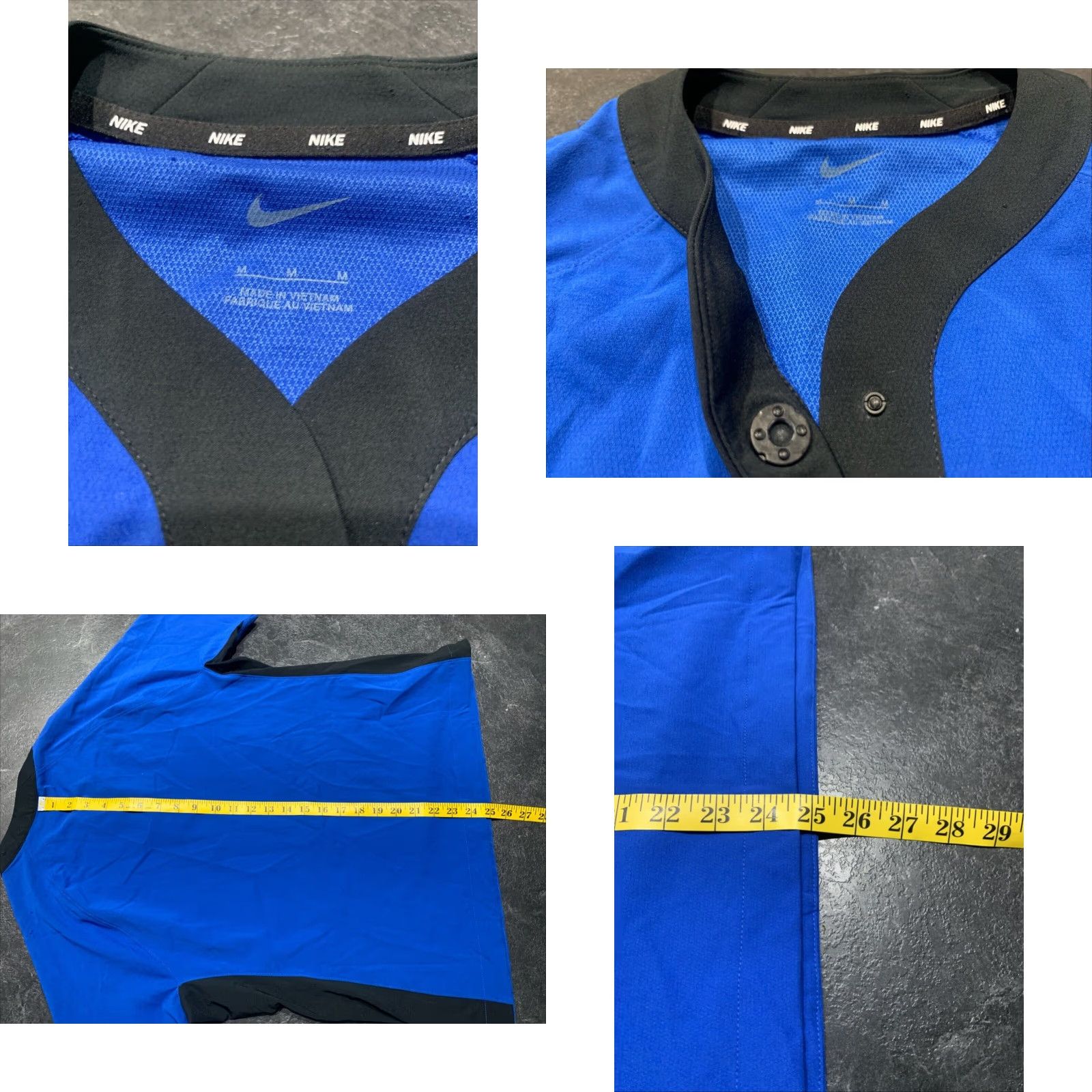 Nike Nike Dri-FIT Pullover Softball Windshirt Women's M Blue Short Sleeve Top Size M / US 6-8 / IT 42-44 - 8 Thumbnail