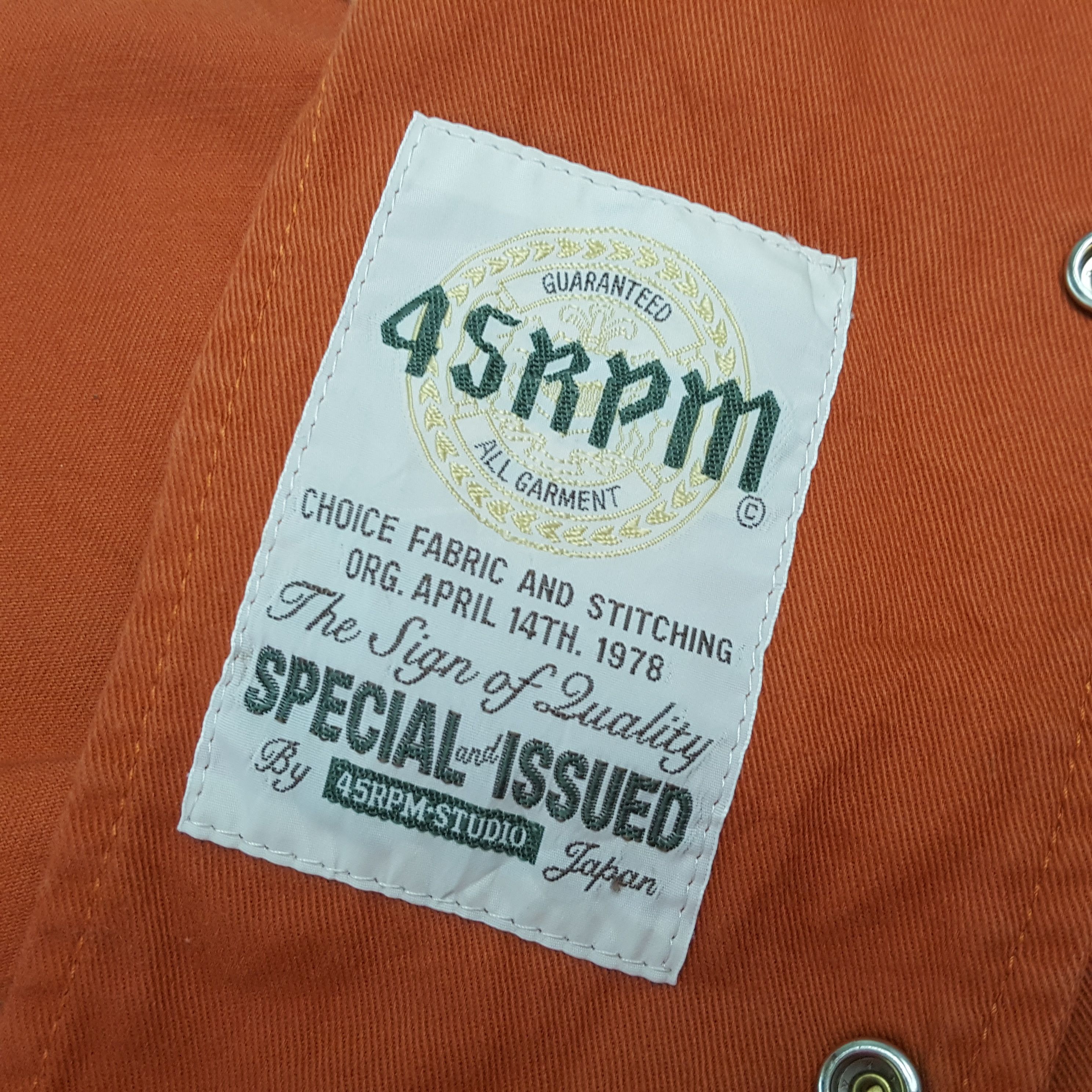 45rpm × Japanese Brand × Vintage 45RPM Japanese Brand Nice Design Jacket C288N8 Size US XL / EU 56 / 4 - 5 Thumbnail