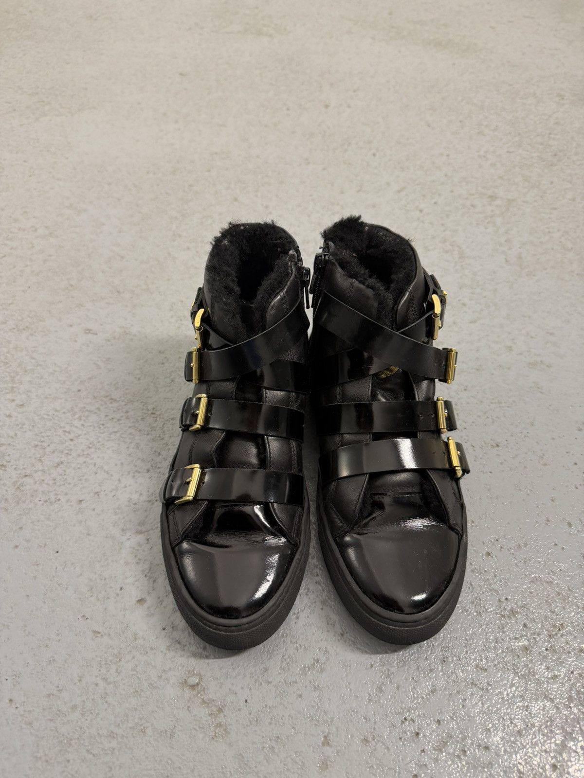John Galliano John Galliano Glossy Belted Insulated Sneakers Size US 5 / IT 35 - 2 Thumbnail