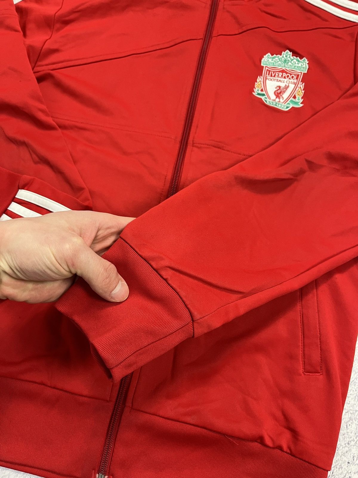 Adidas Adidas Liverpool 2009 Football Training Soccer Jacket Hype Size US S / EU 44-46 / 1 - 17 Thumbnail
