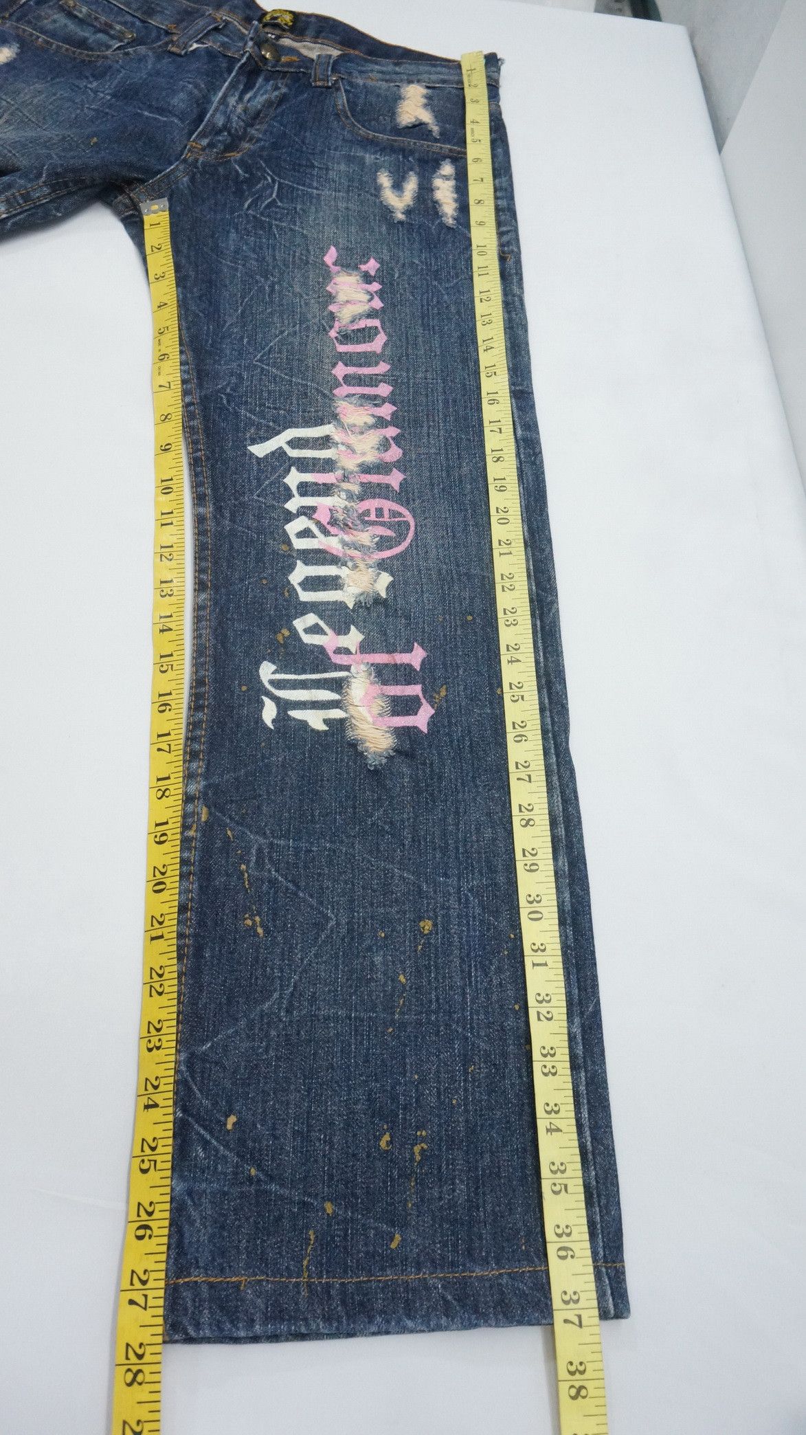 Other Legend of Glamour Wings Distressed Jeans Size US 32 / EU 48 - 10 Thumbnail
