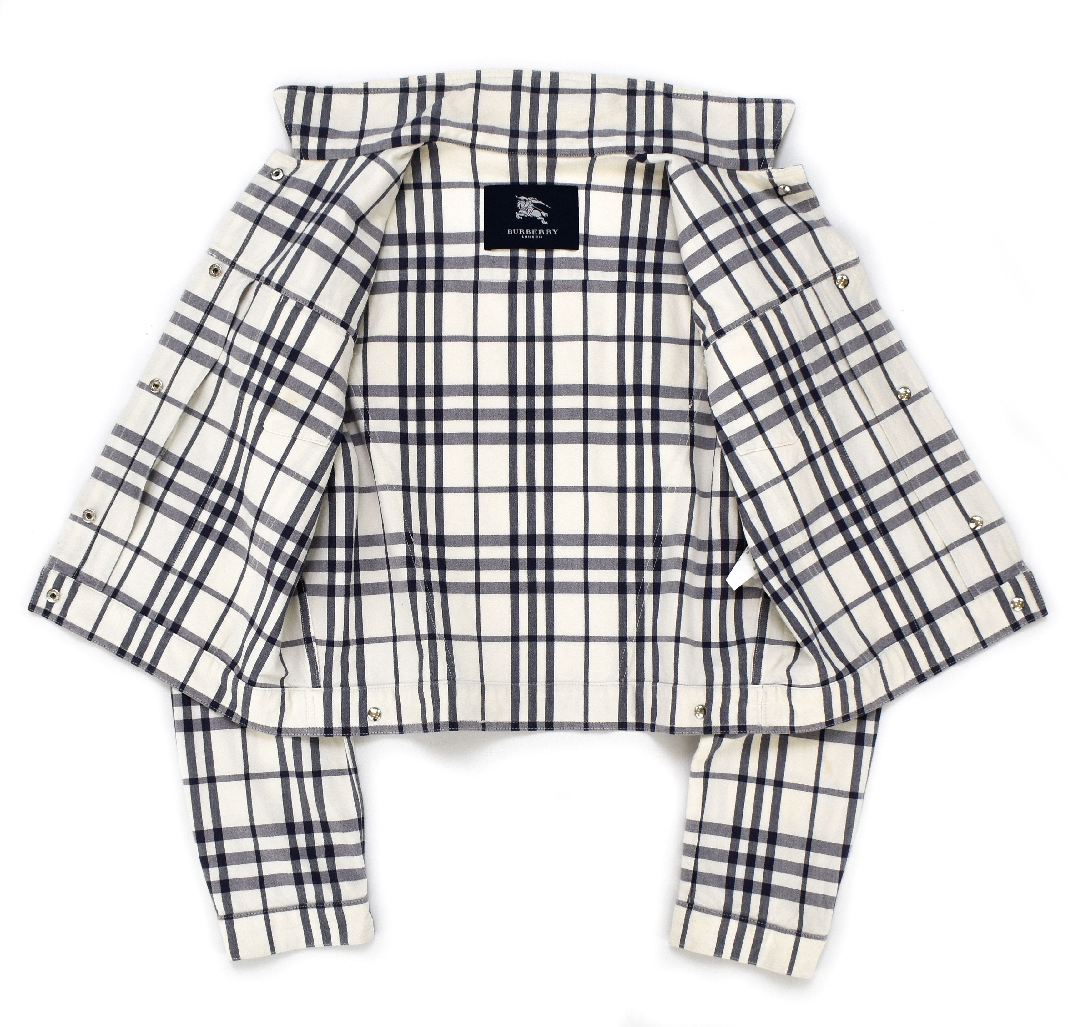 Burberry BURBERRY Vintage Full Nova Check Cotton Coat Jacket 44IT Size XL / US 12-14 / IT 48-50 - 6 Thumbnail