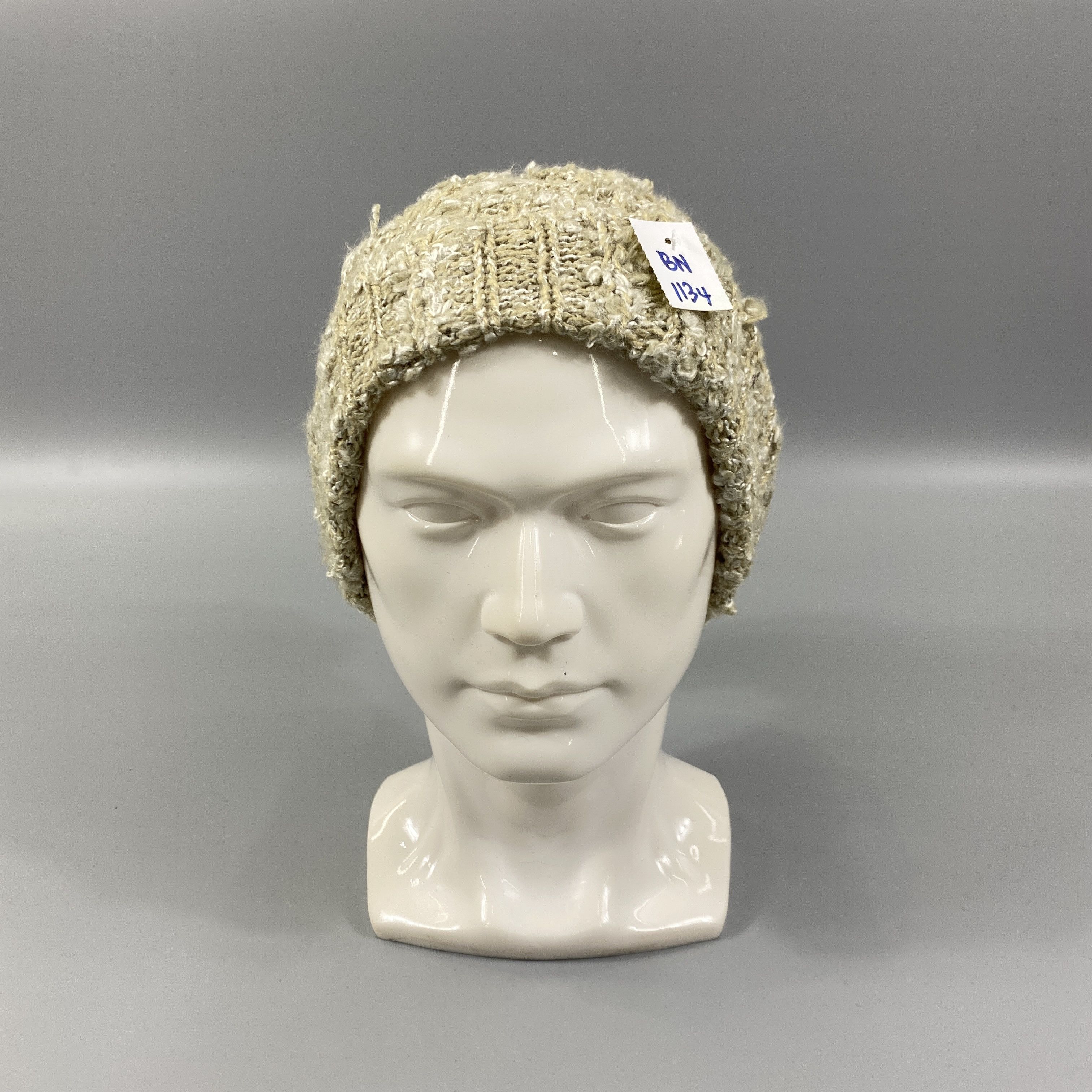 Japanese Brand Knitted Cable Beanie Hats With Pom Pom -BN1134 Size ONE SIZE - 2 Thumbnail