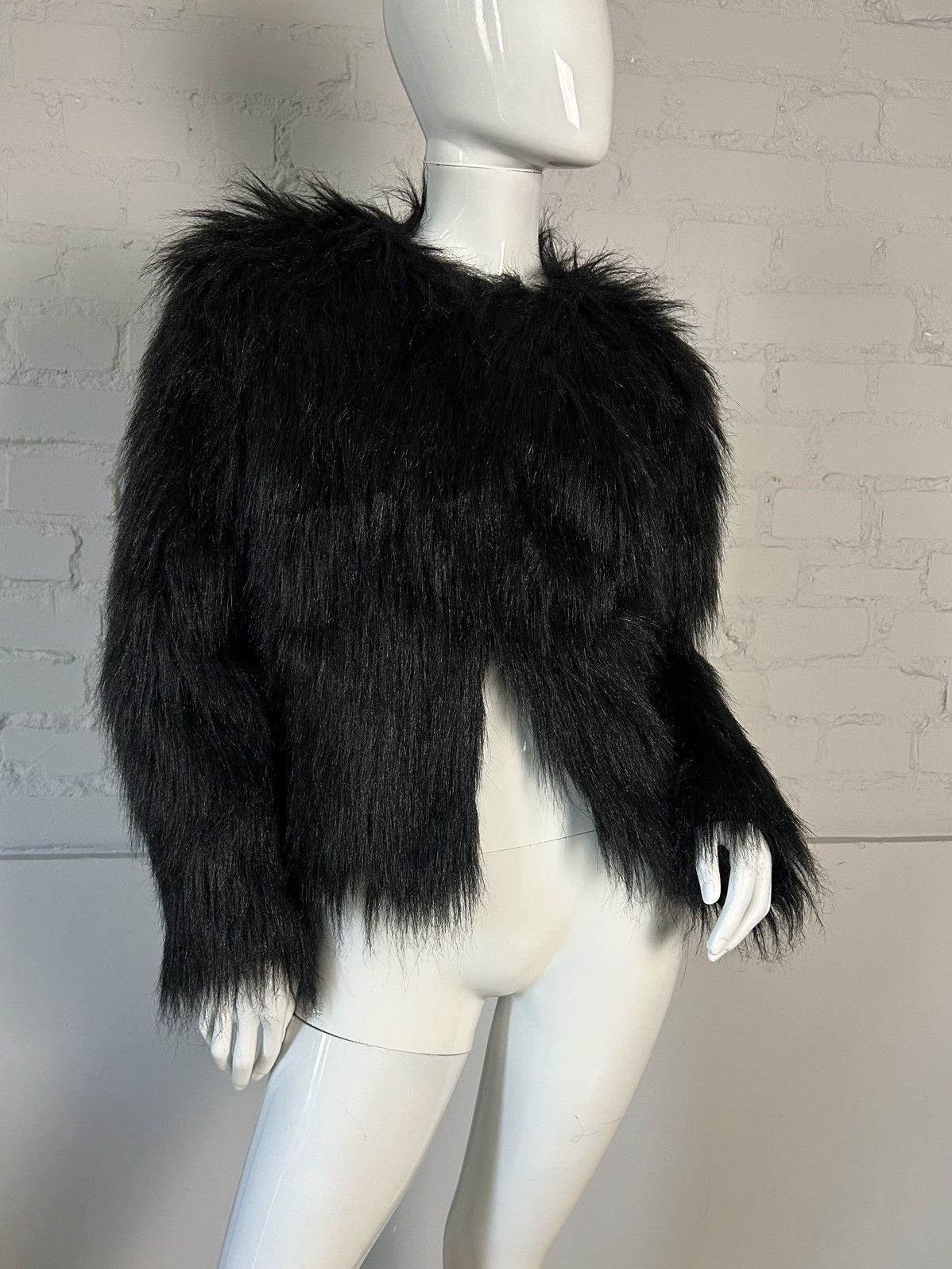 Other Black faux fur jacket Size M / US 6-8 / IT 42-44 - 3 Thumbnail
