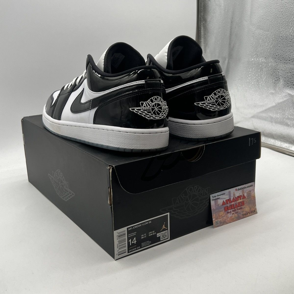 Nike Air Jordan 1 low concord Size US 14 / EU 47 - 4 Thumbnail