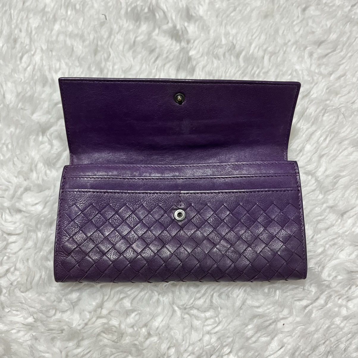 BOTTEGA VENETA PURPLE INTRECCIATO